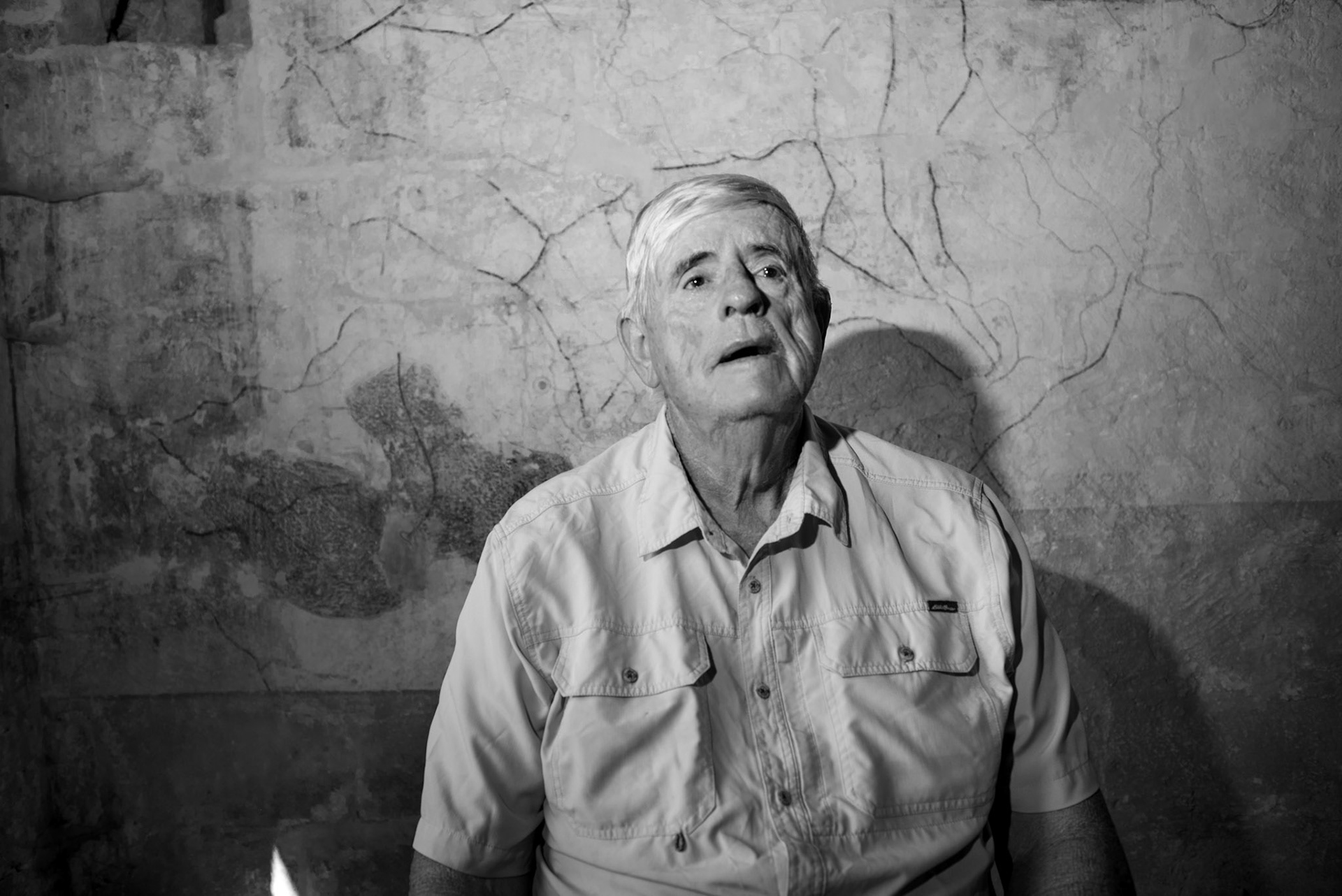 Richard Brandon. Son of Arthur, Private in the South African Defence Force, captured in Tobruk in 1942 and held in the Camp. Camp 65. August 12, 2024. His father never spoke about the war or his captivity. Richard never received a hug or comforting word from him. Now living in Utah, USA, he visited Camp 65 in search of traces of his past, hoping to come to terms with it.