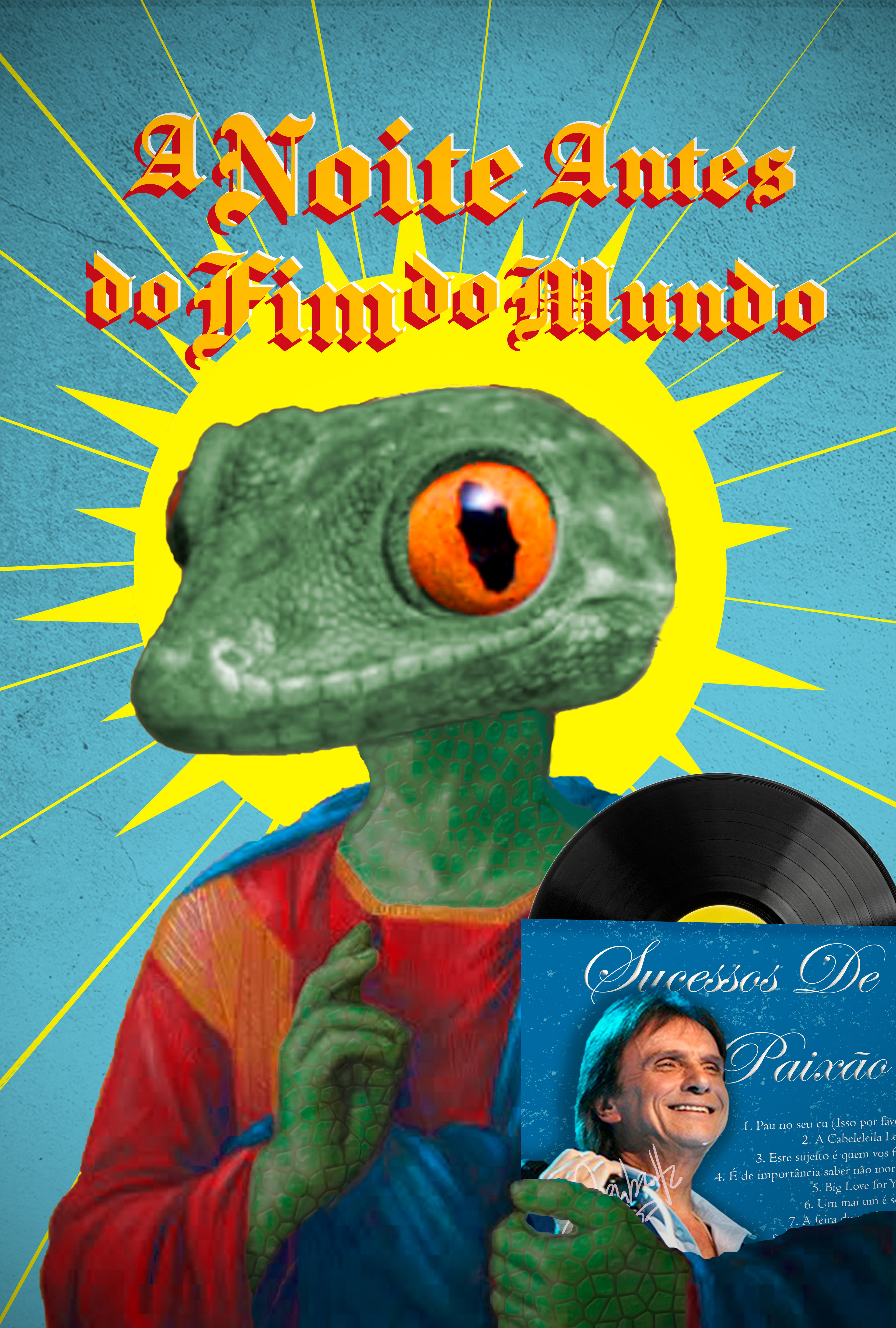 Pôster curta-metragem de comédia A Noite Antes do Fim do Mundo