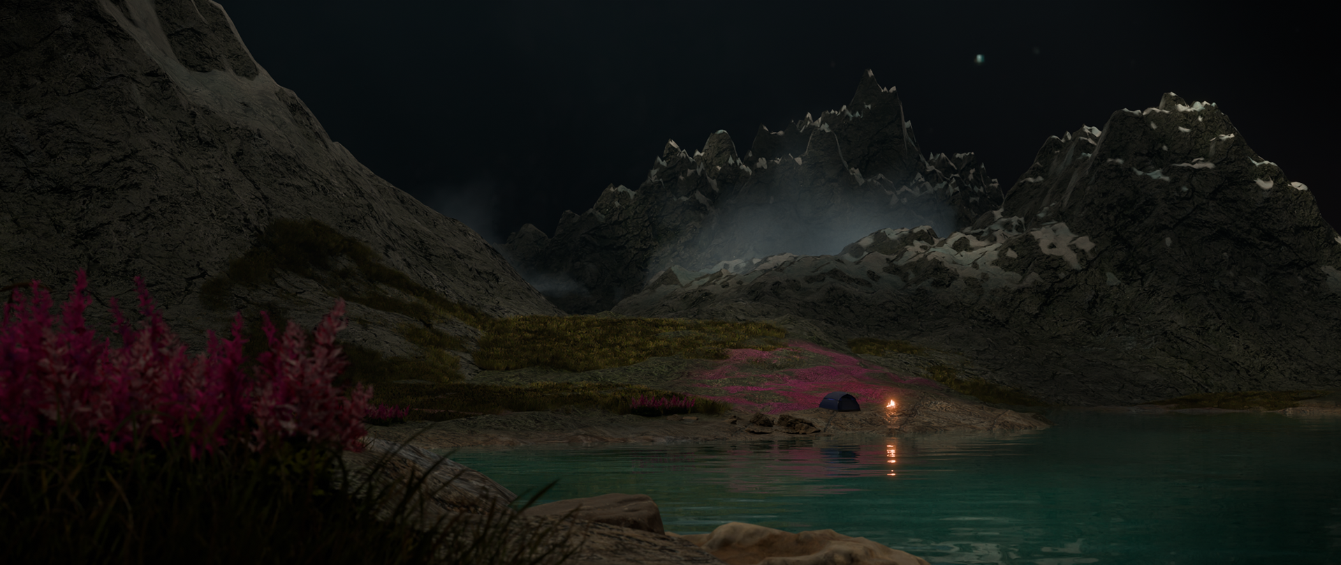 Fiorde (Noite) - Blender