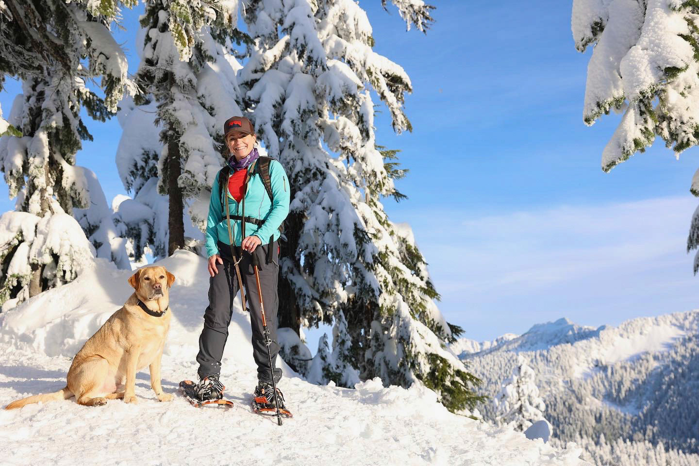 Snowshoe with Birch