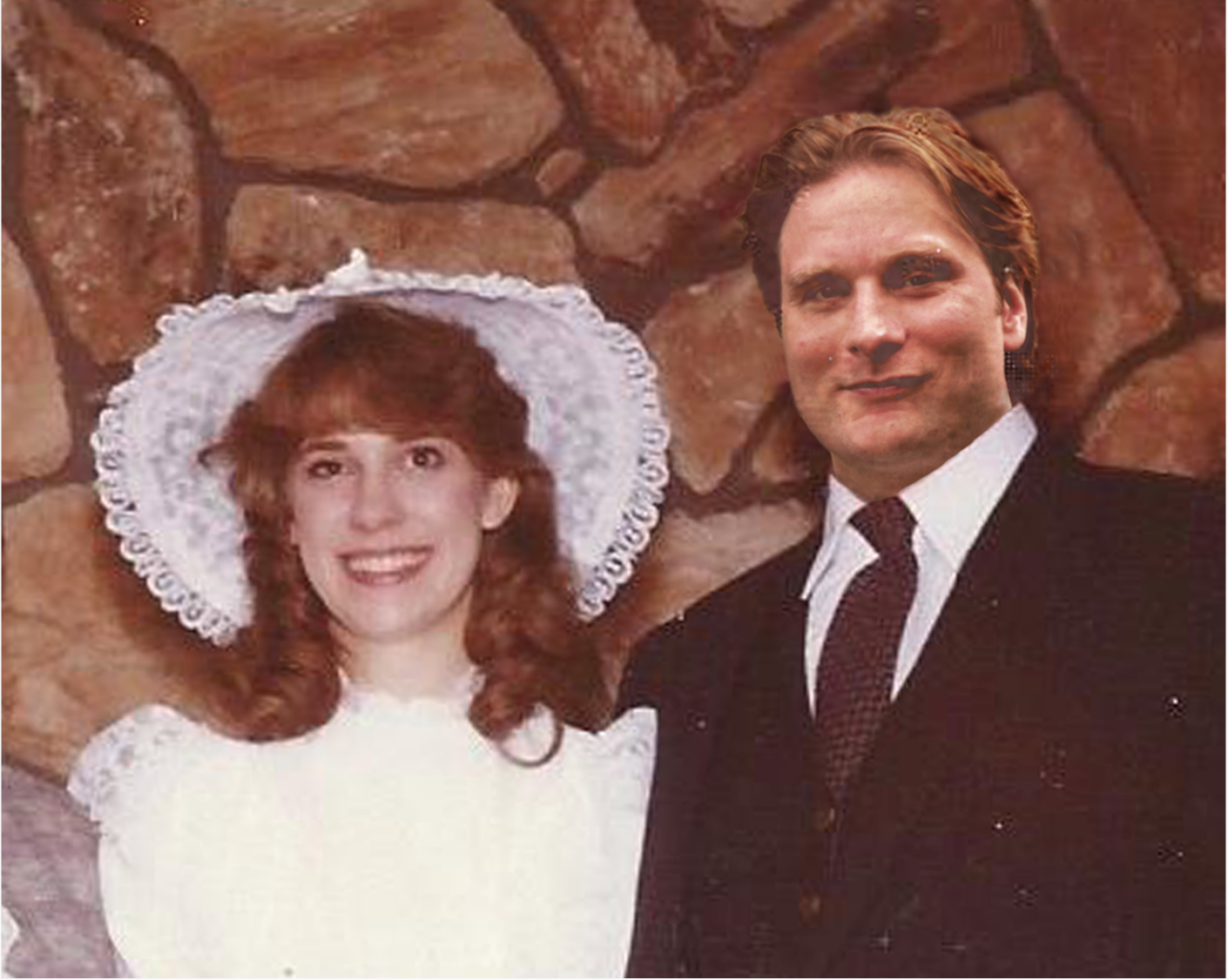 Fabricated wedding photo for the feature film Audrey