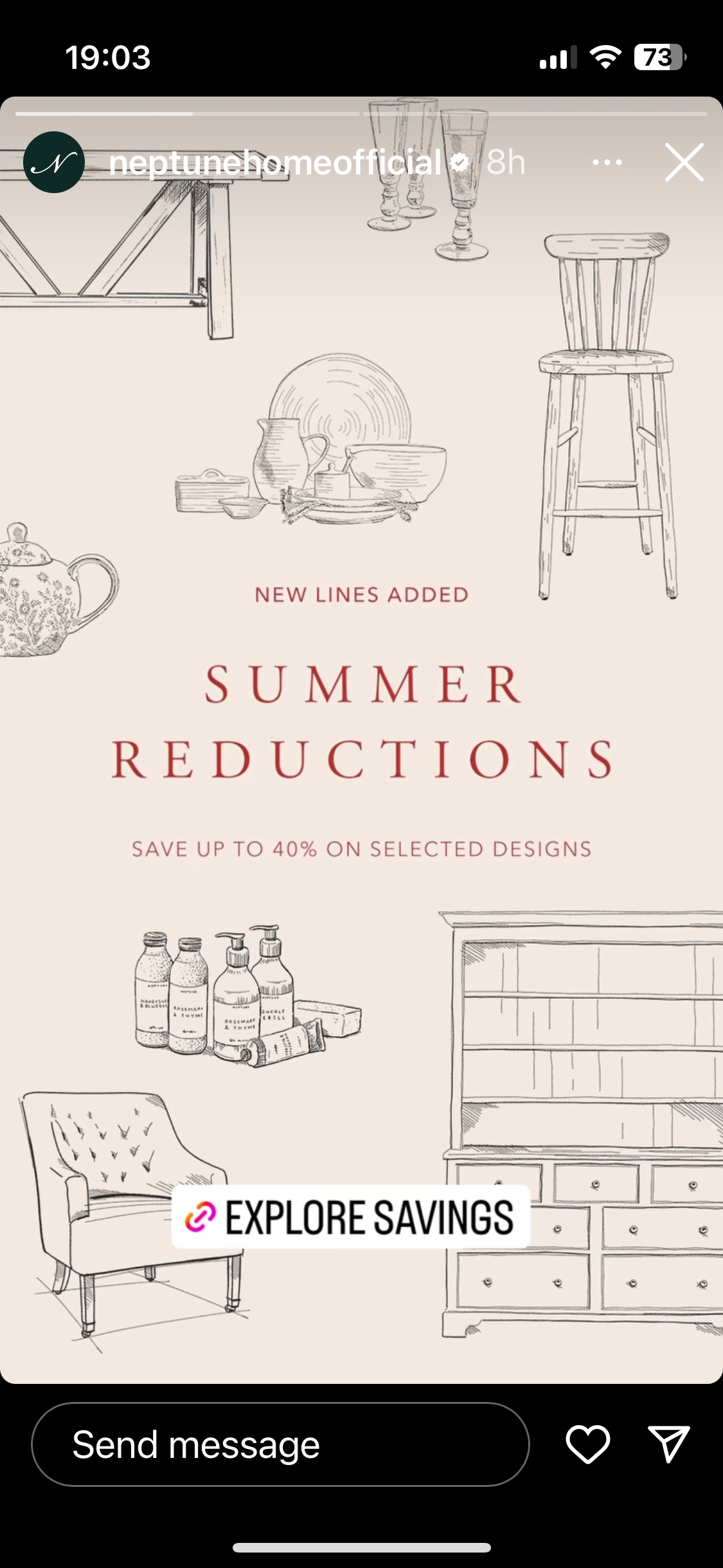 Instagram paid social reel