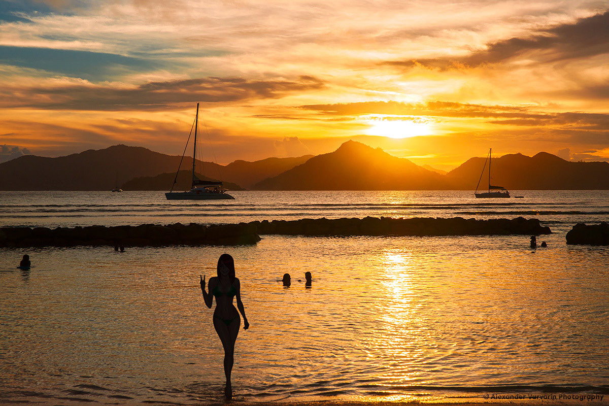 La Digue. Seychelles.