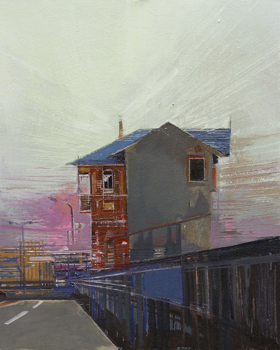 Altes Stellwerk, 50x40cm