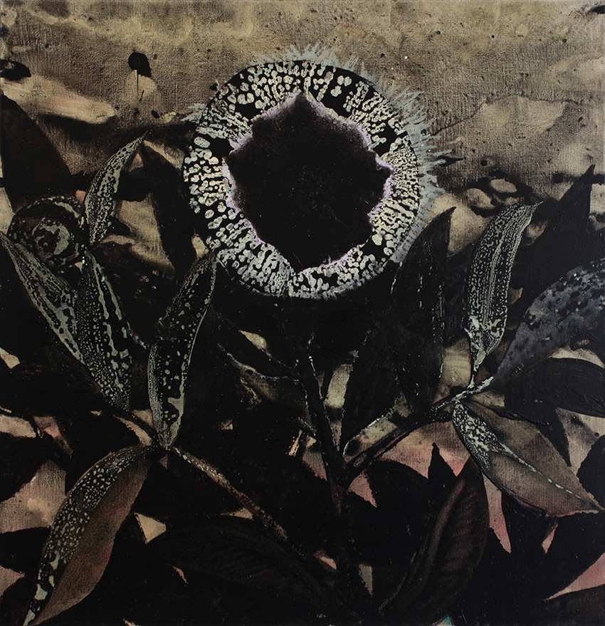 Alexey Belavin-Das schwarze Loch-2018-Leinwand Acryl-80x80