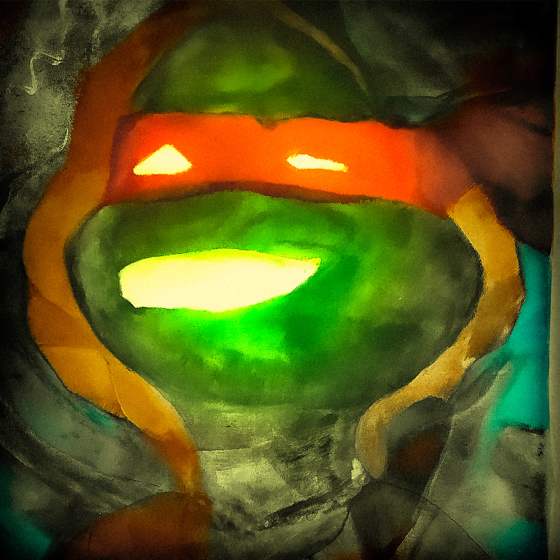 Turtle Power - Oil, On Canvas, 2nd Edition Print