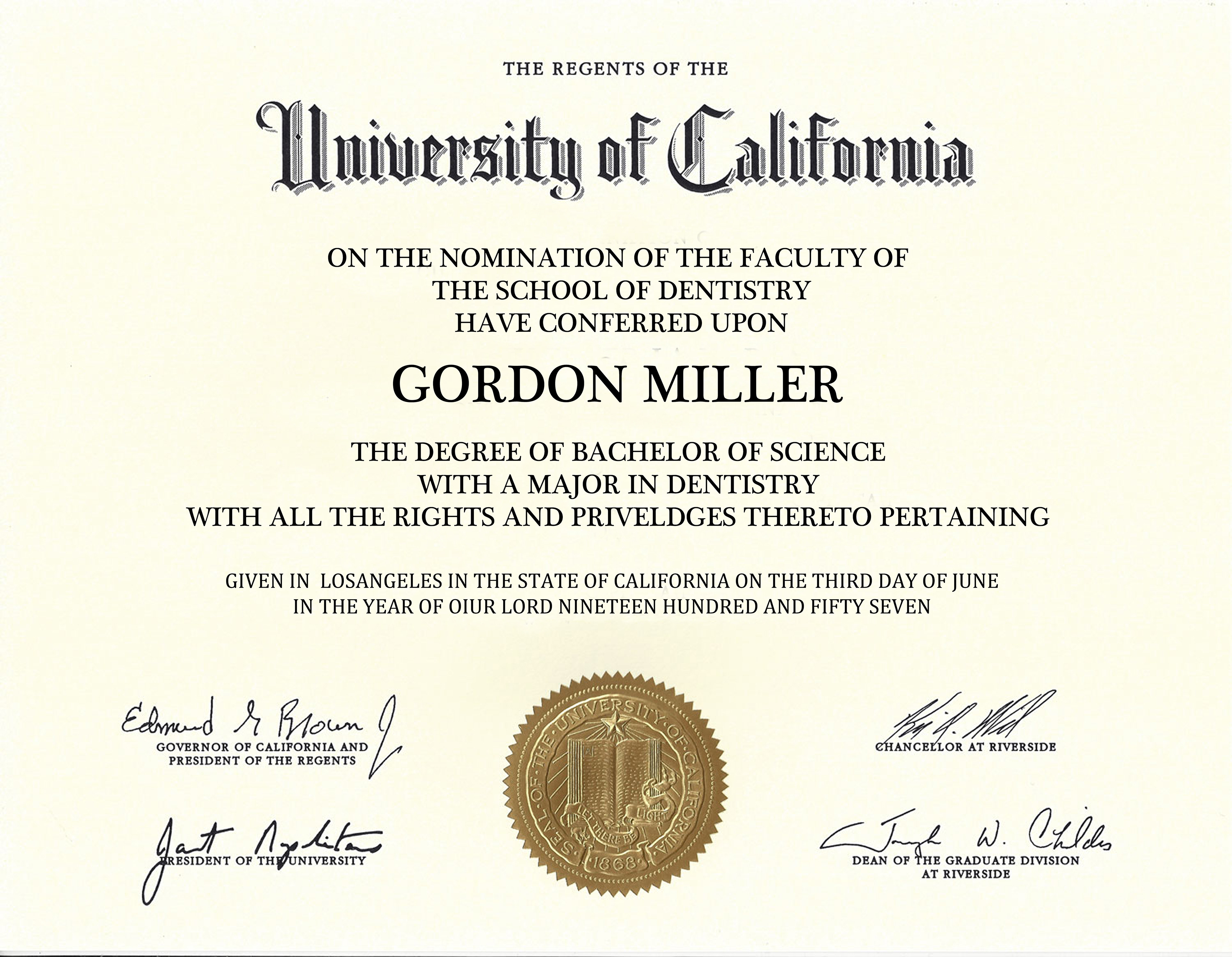 1940s Diploma