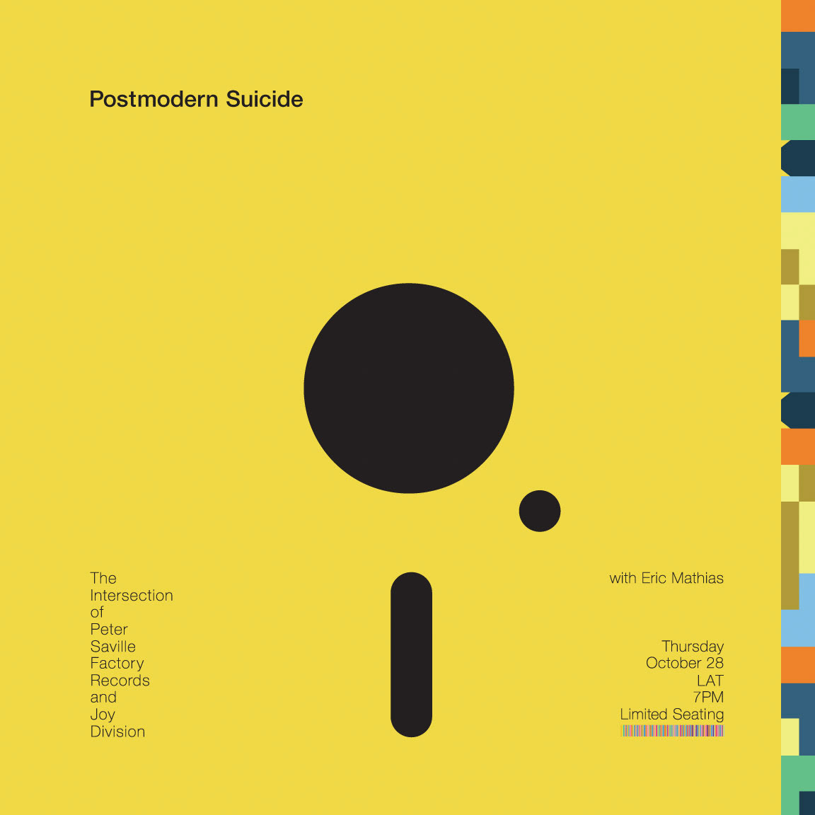 SAVILLE POSTER-YELLOW