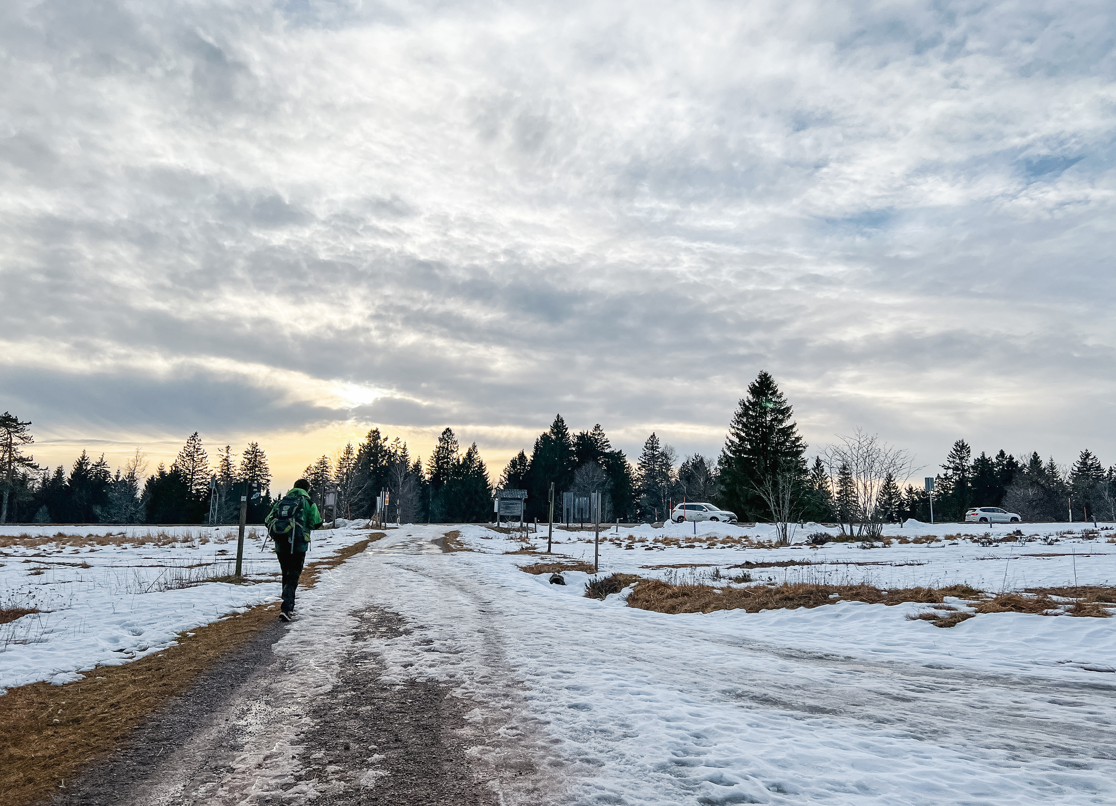 Bei dem Anblick ist mir ein Stein vom Herzen gefallen. Endlich zurück am Auto!