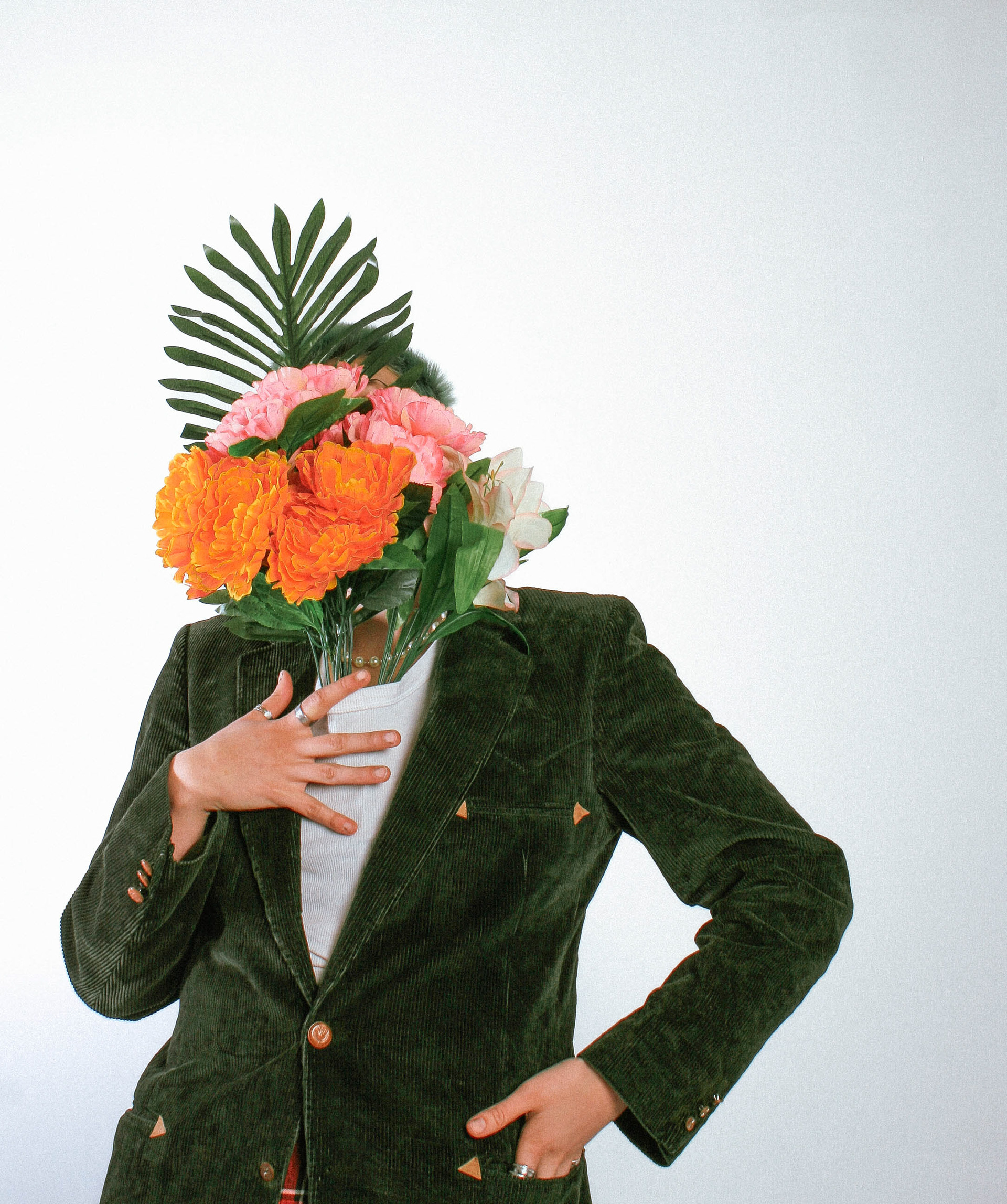 "Head Full of Flowers" - Self Portrait, 2022