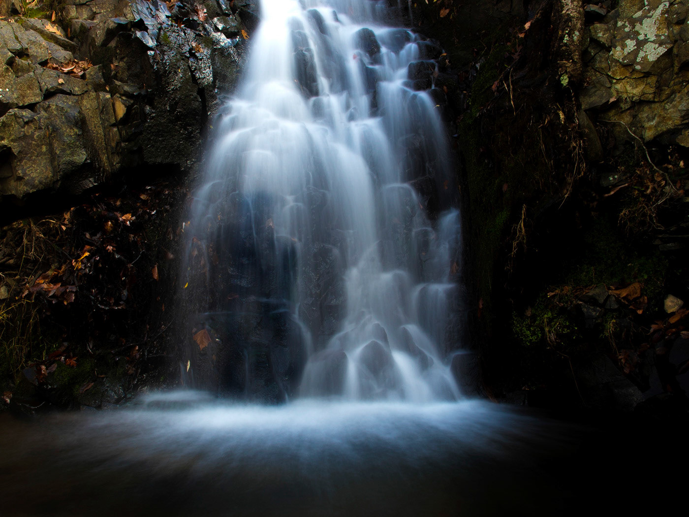Man under Falls