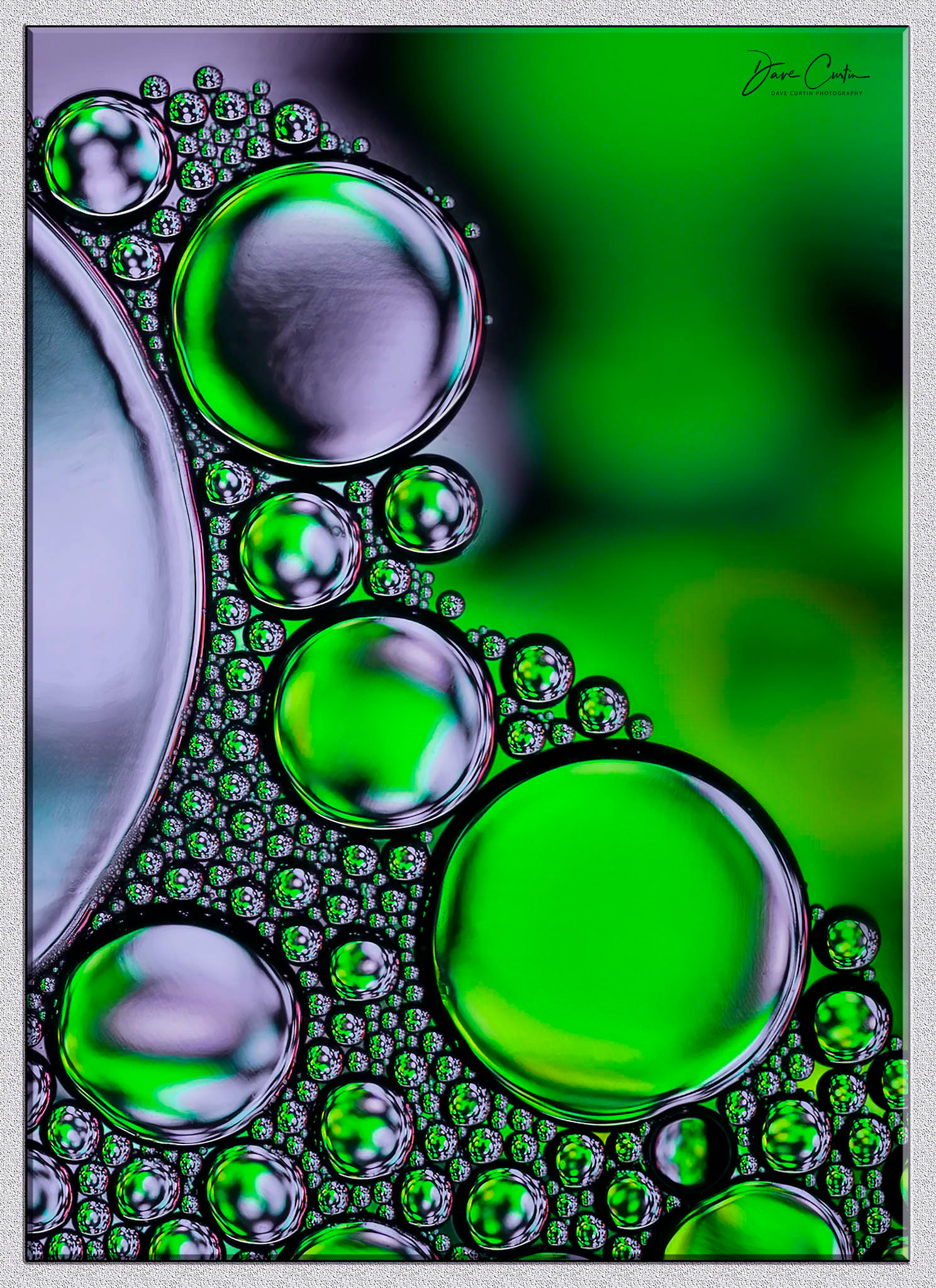 Green - Oil & Water Abstract