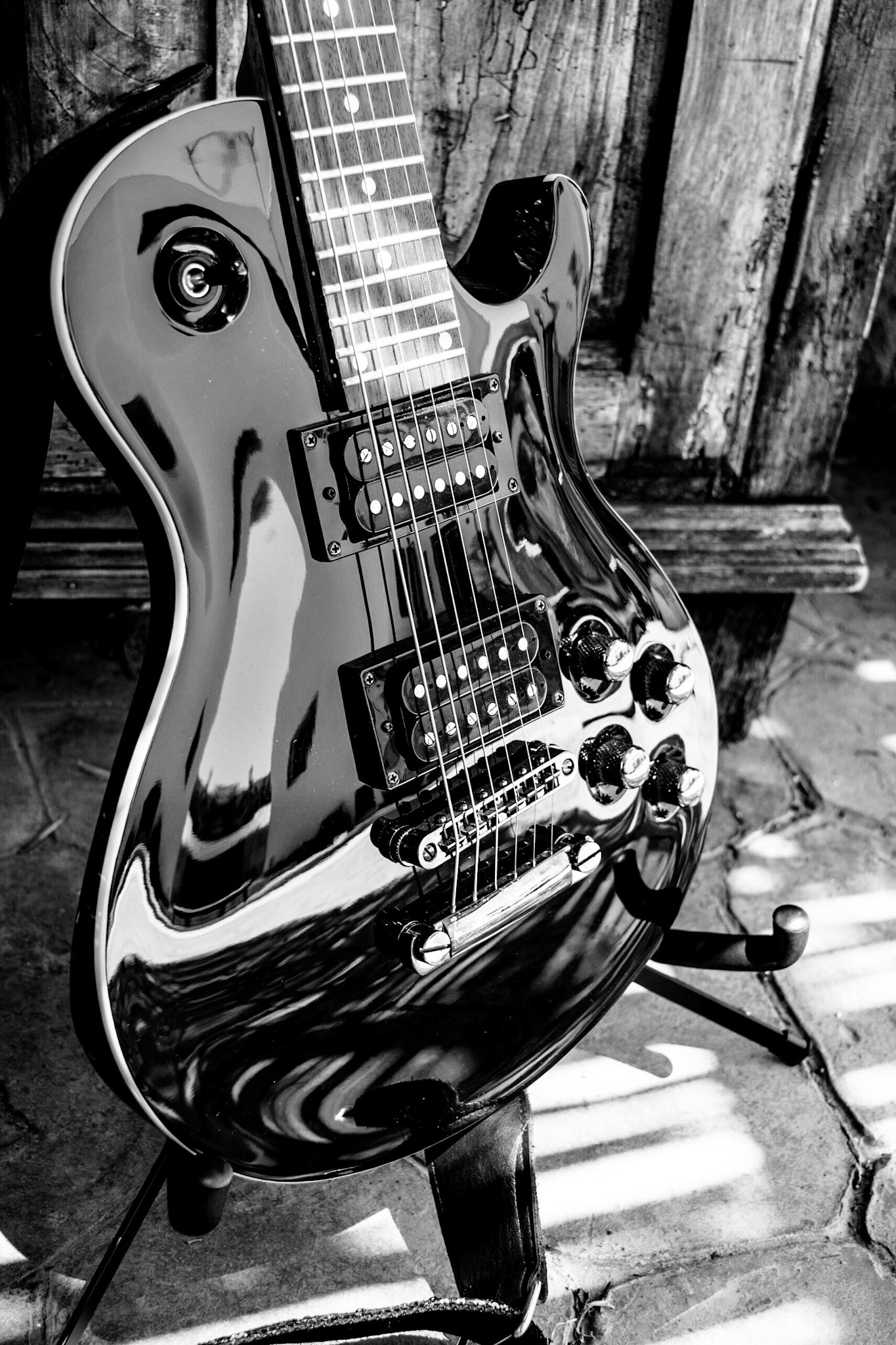 Monochrome reflections. Like music envoking emotions