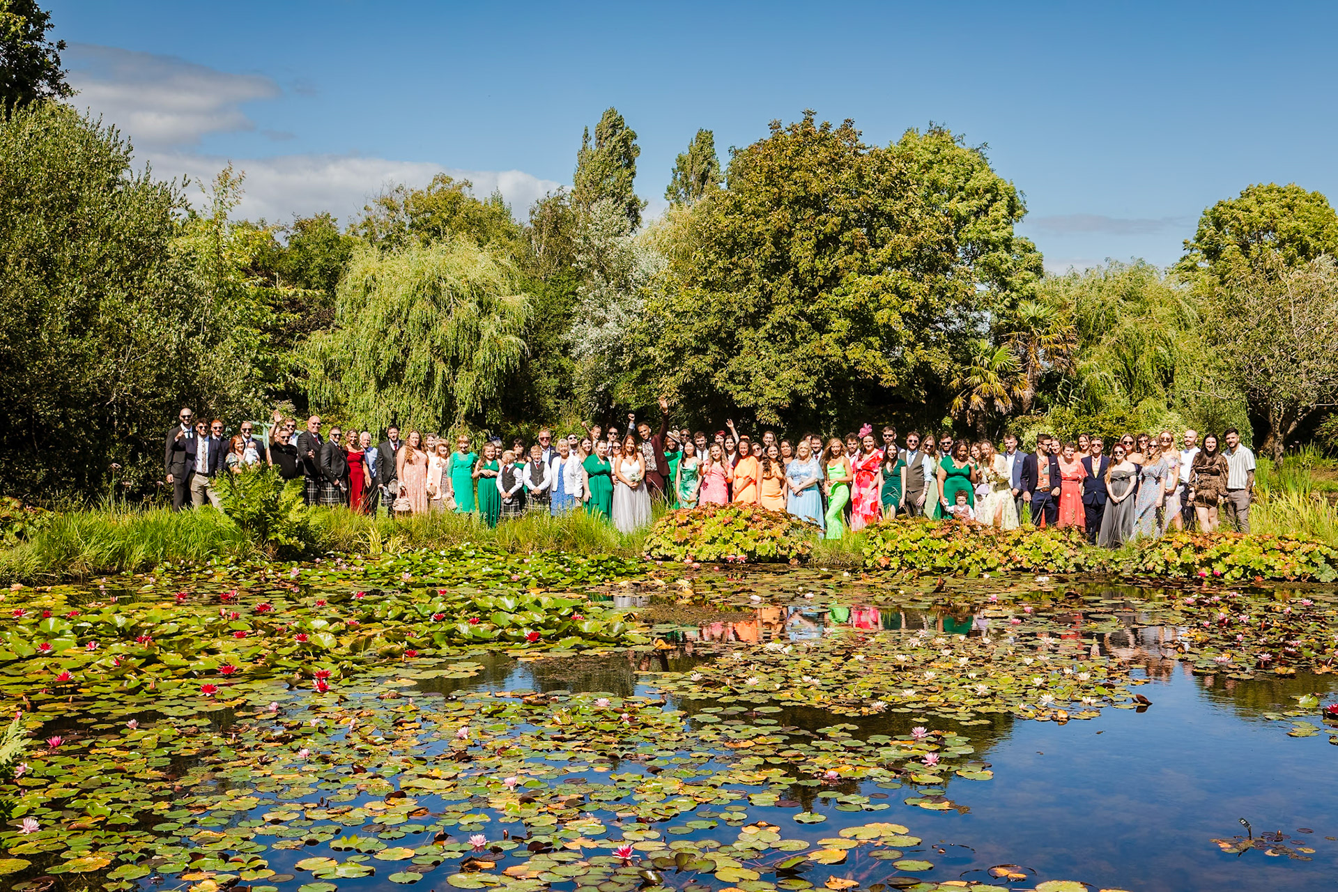 Bennetts Water Gardens Chickerell beautiful Wedding Venue