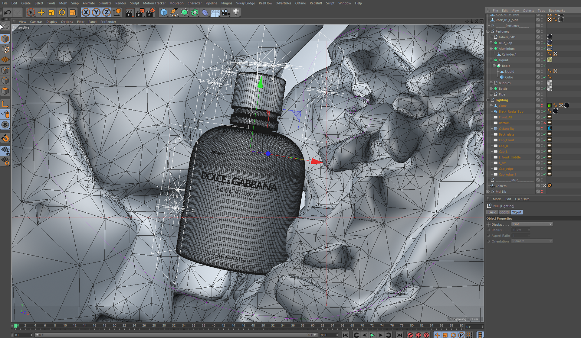 modeling and scene setup
