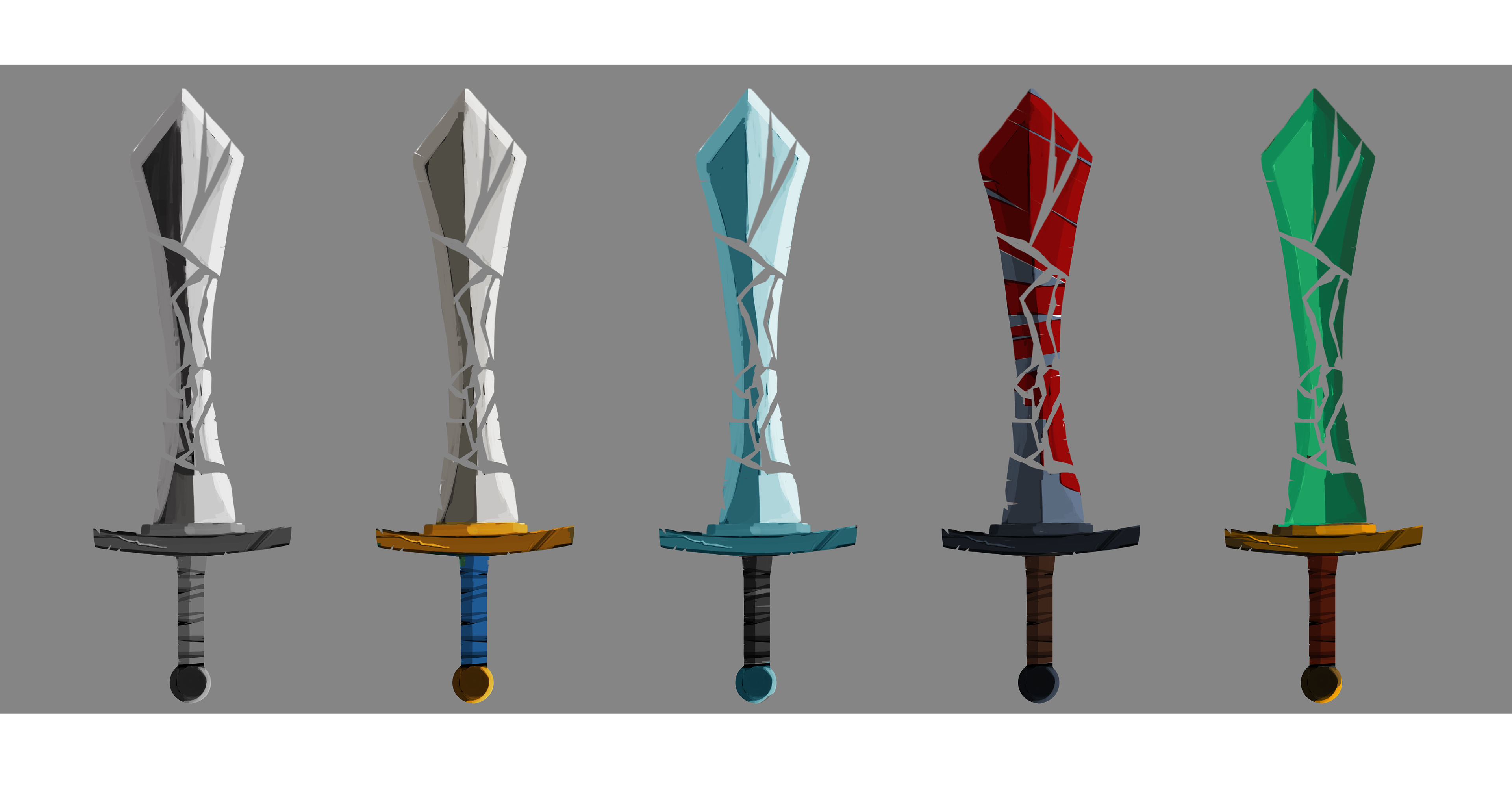 'The WoW Colour Exploration - Game Weapon Design Brief