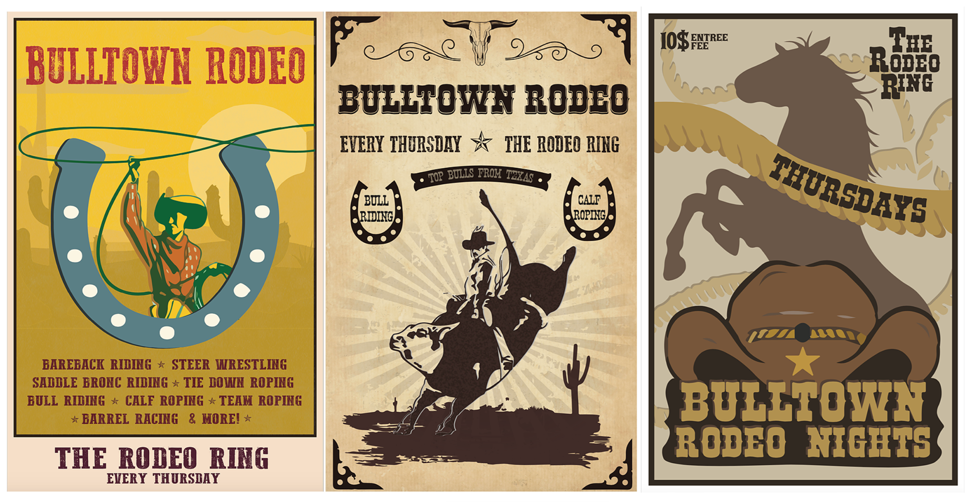High School Rodeo Posters for Short Film "Free Spirit"