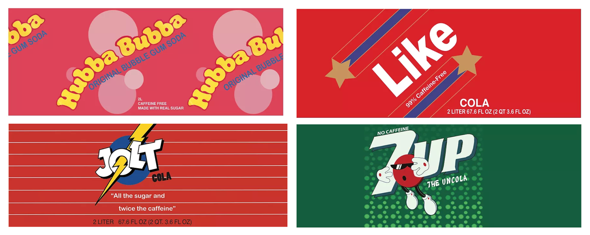 90s Sodas Label Recreations for Short PBS film "Girls N Boyz-e"