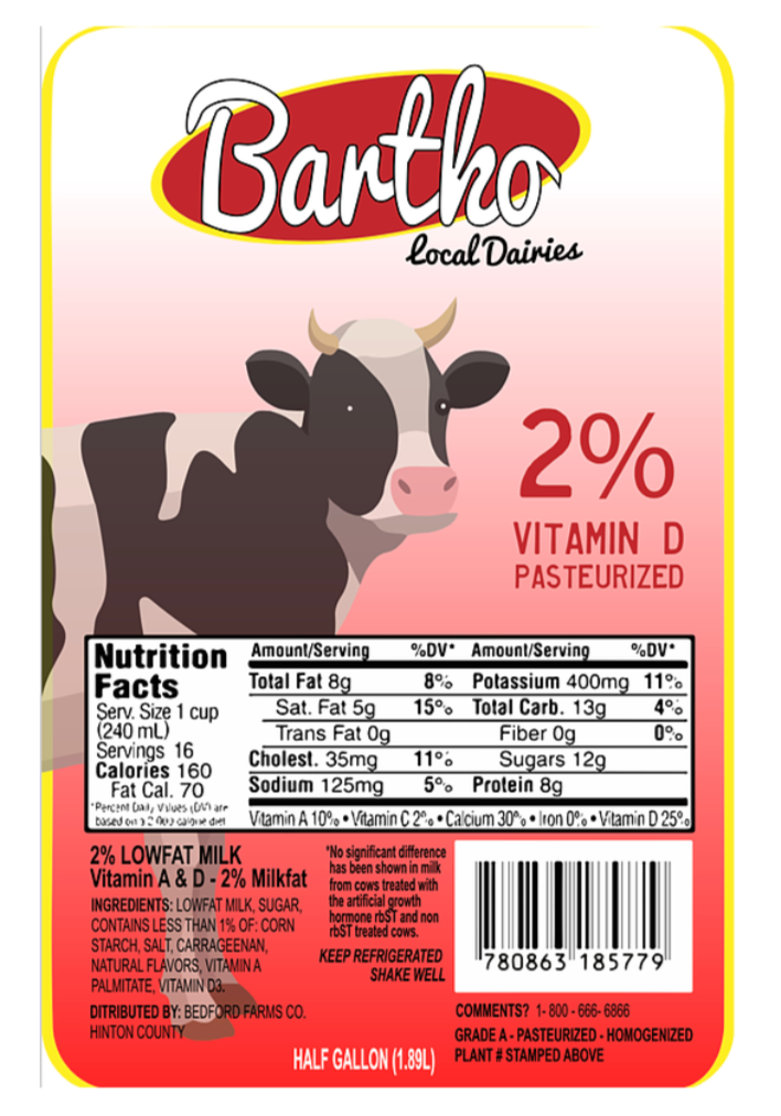 Milk Label for Feature Film "The Descendant"