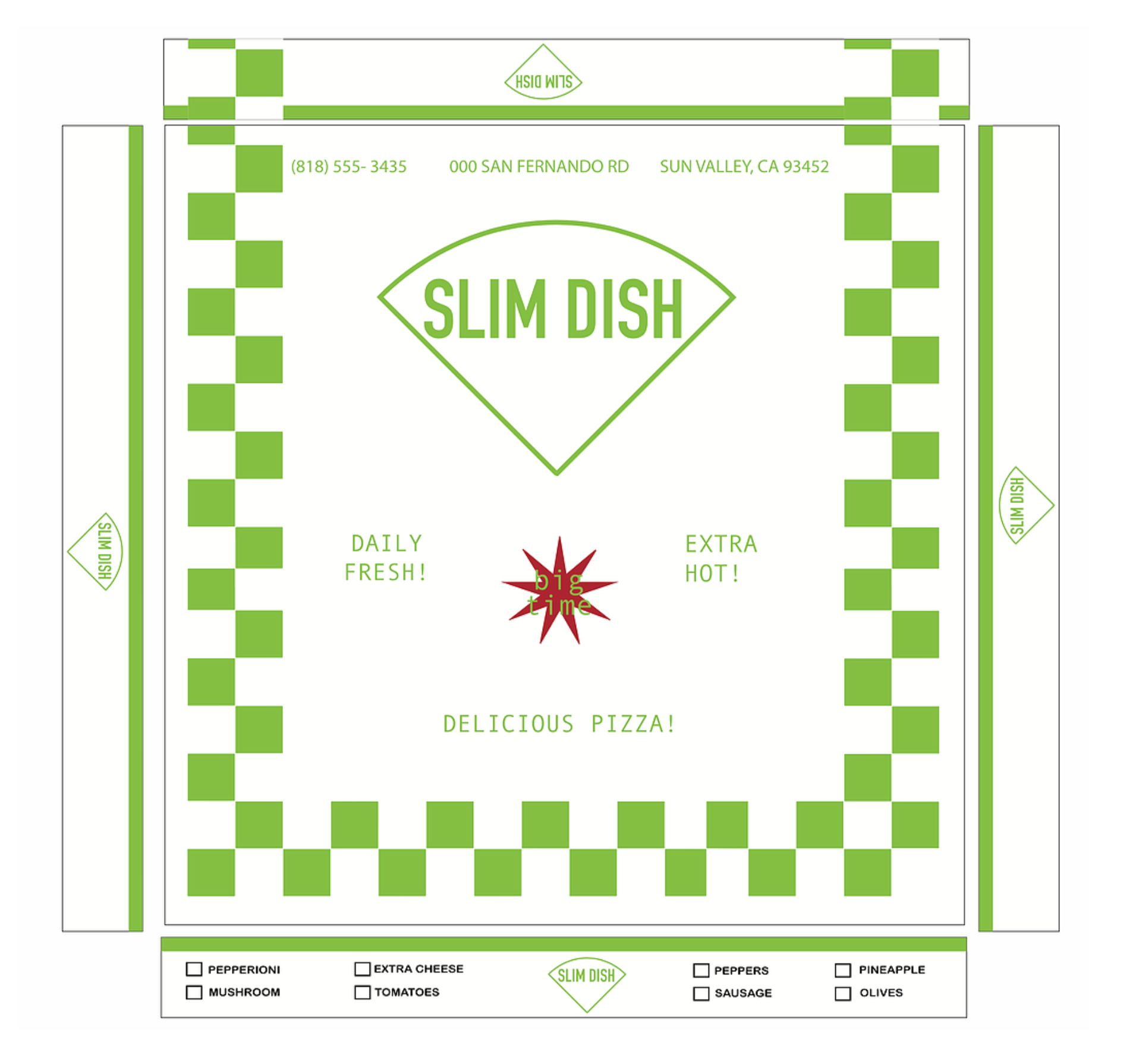 Pizza Box for Adidas x Champs Superstan