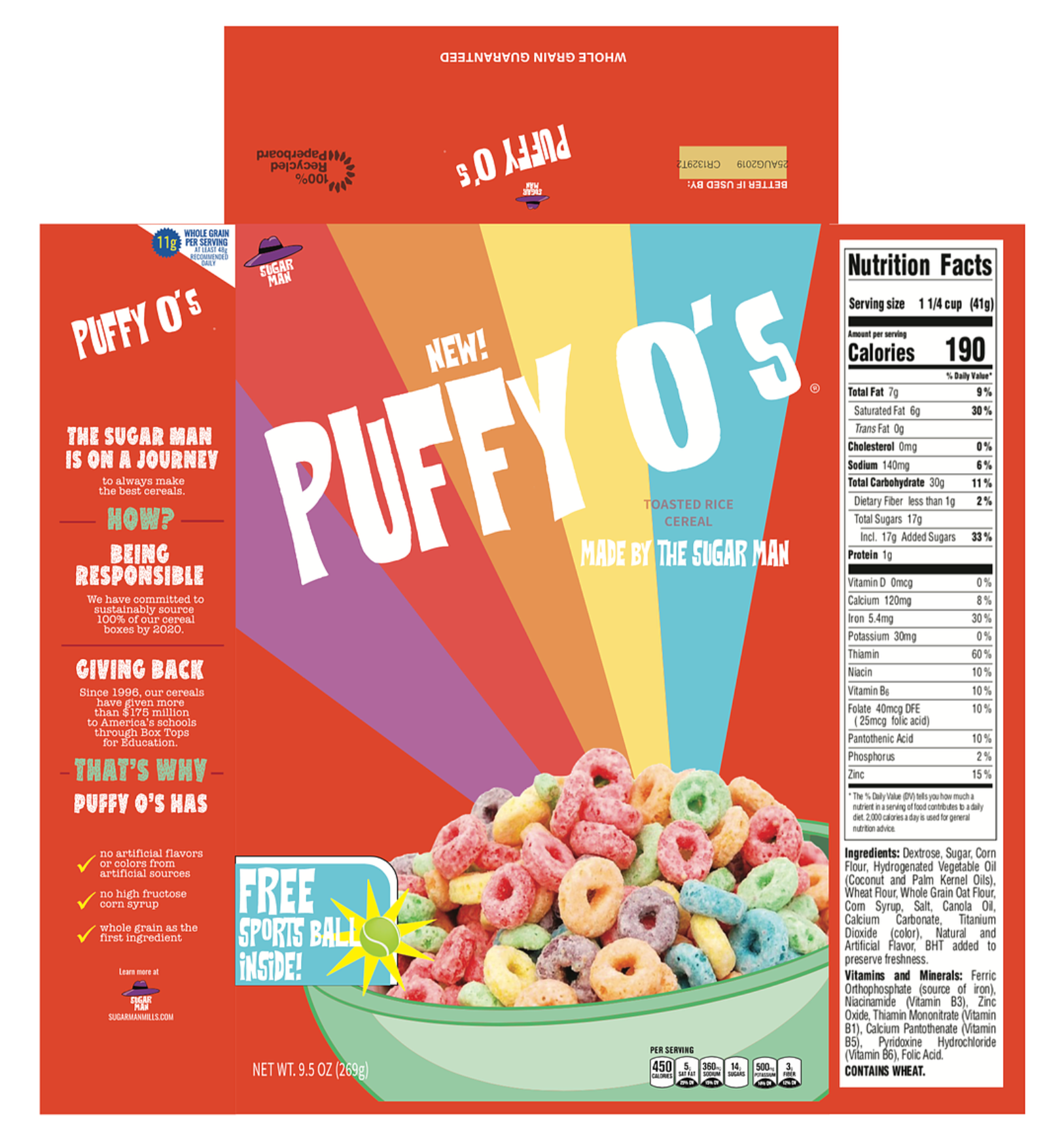 Cereal Box for Adidas x Champs Superstan