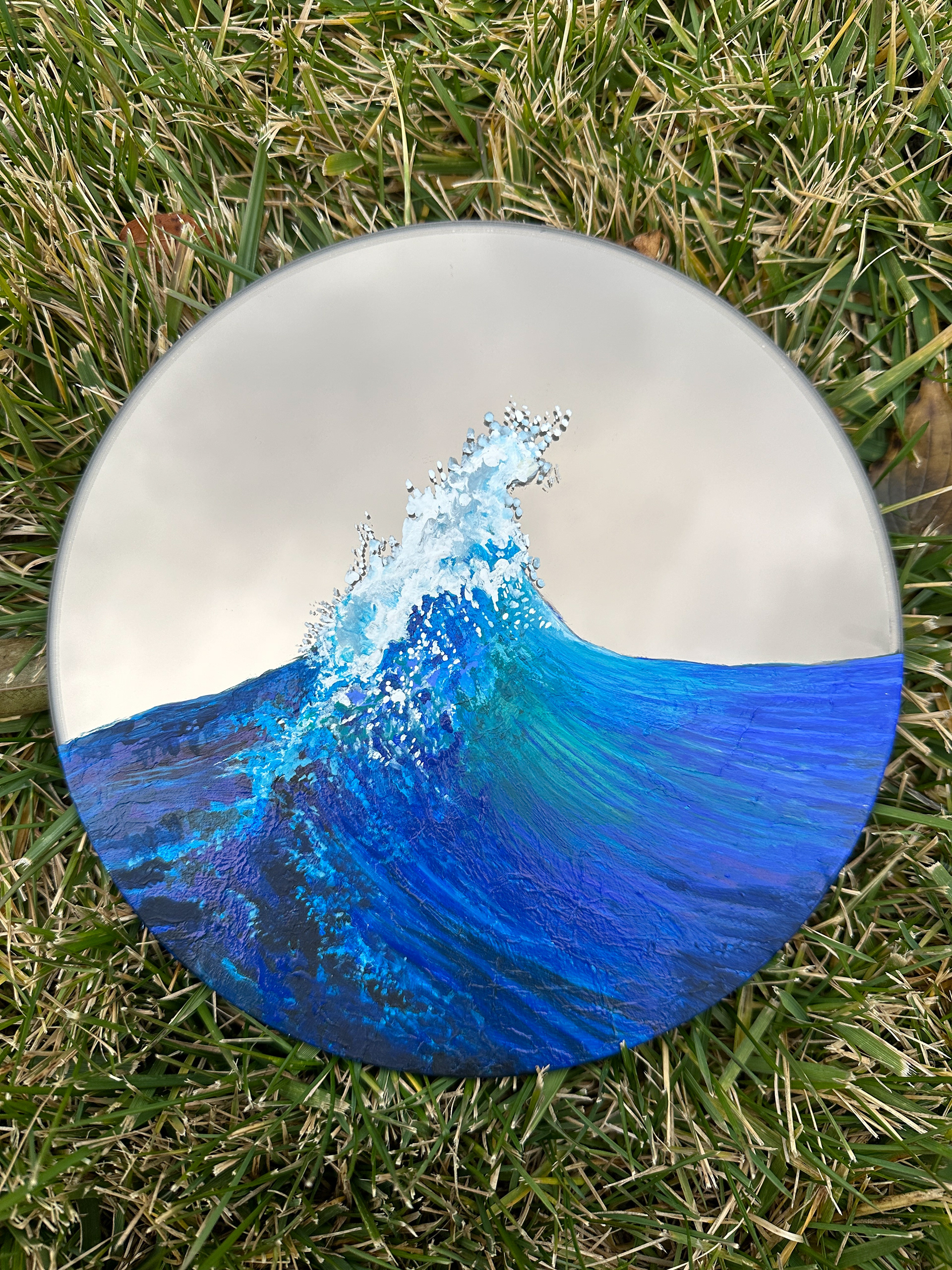 Acrylic on Mirror, 2023