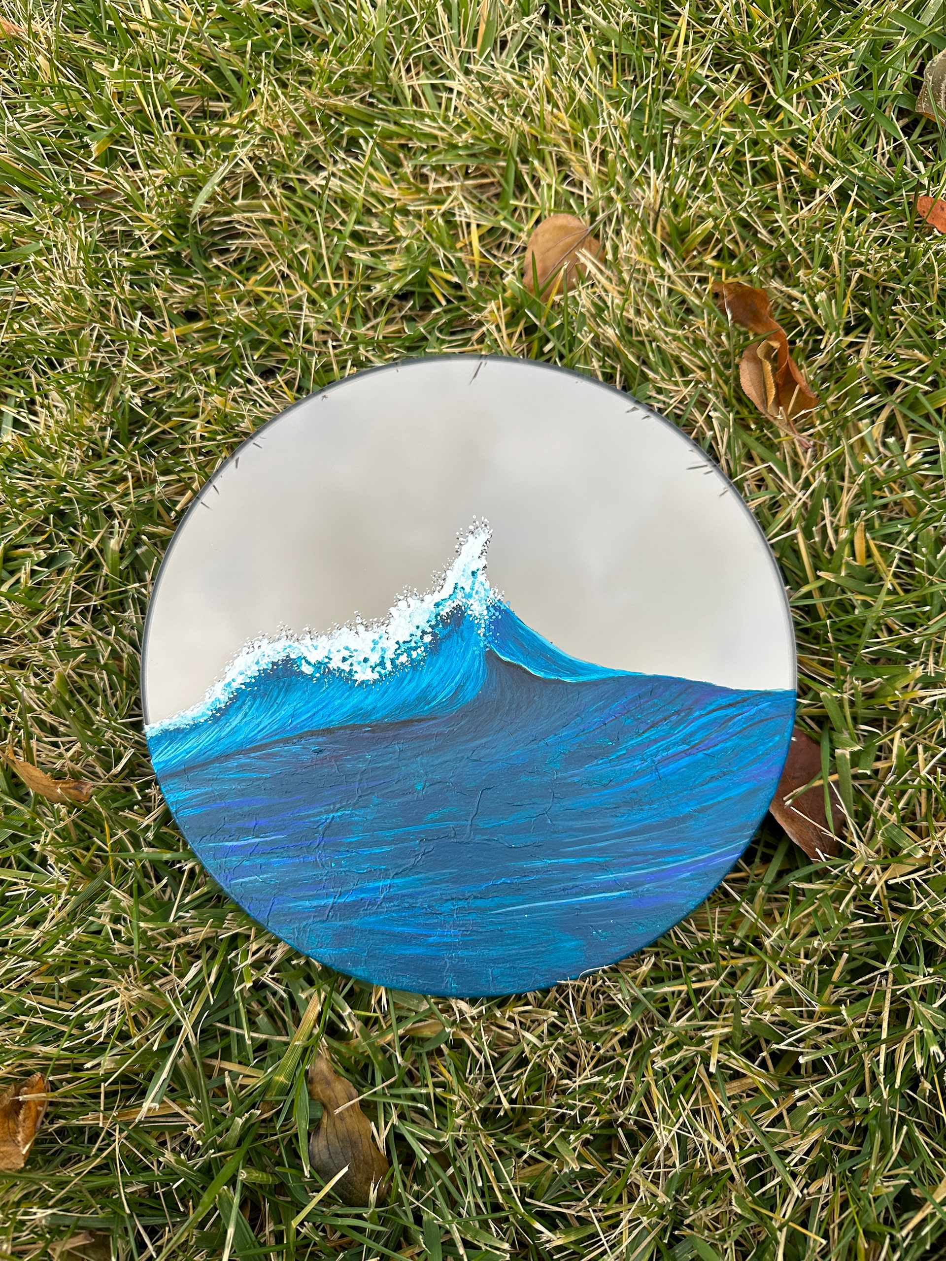 Acrylic on Mirror, 2023