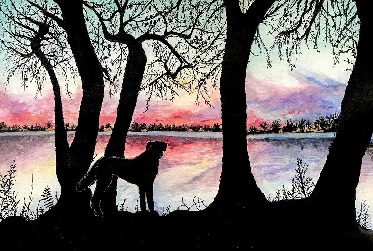 Watercolor, 2021