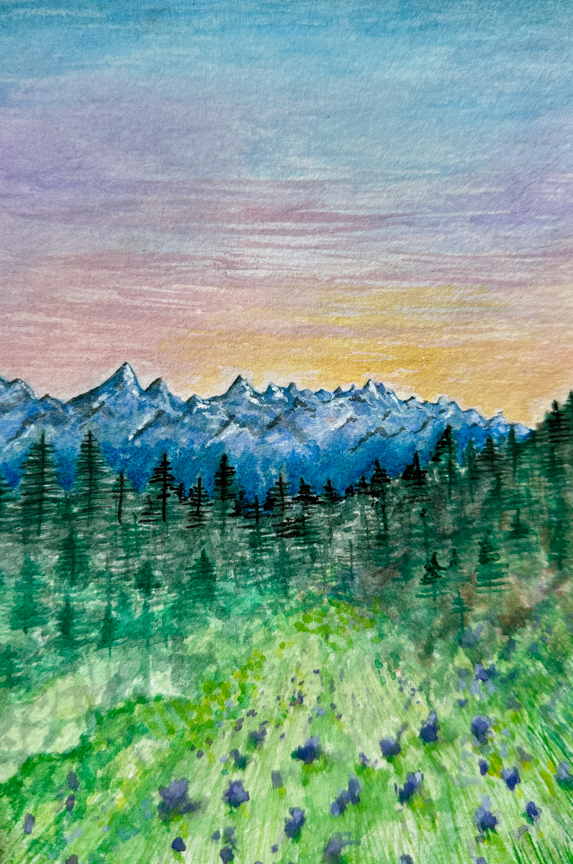 Watercolor, 2024
