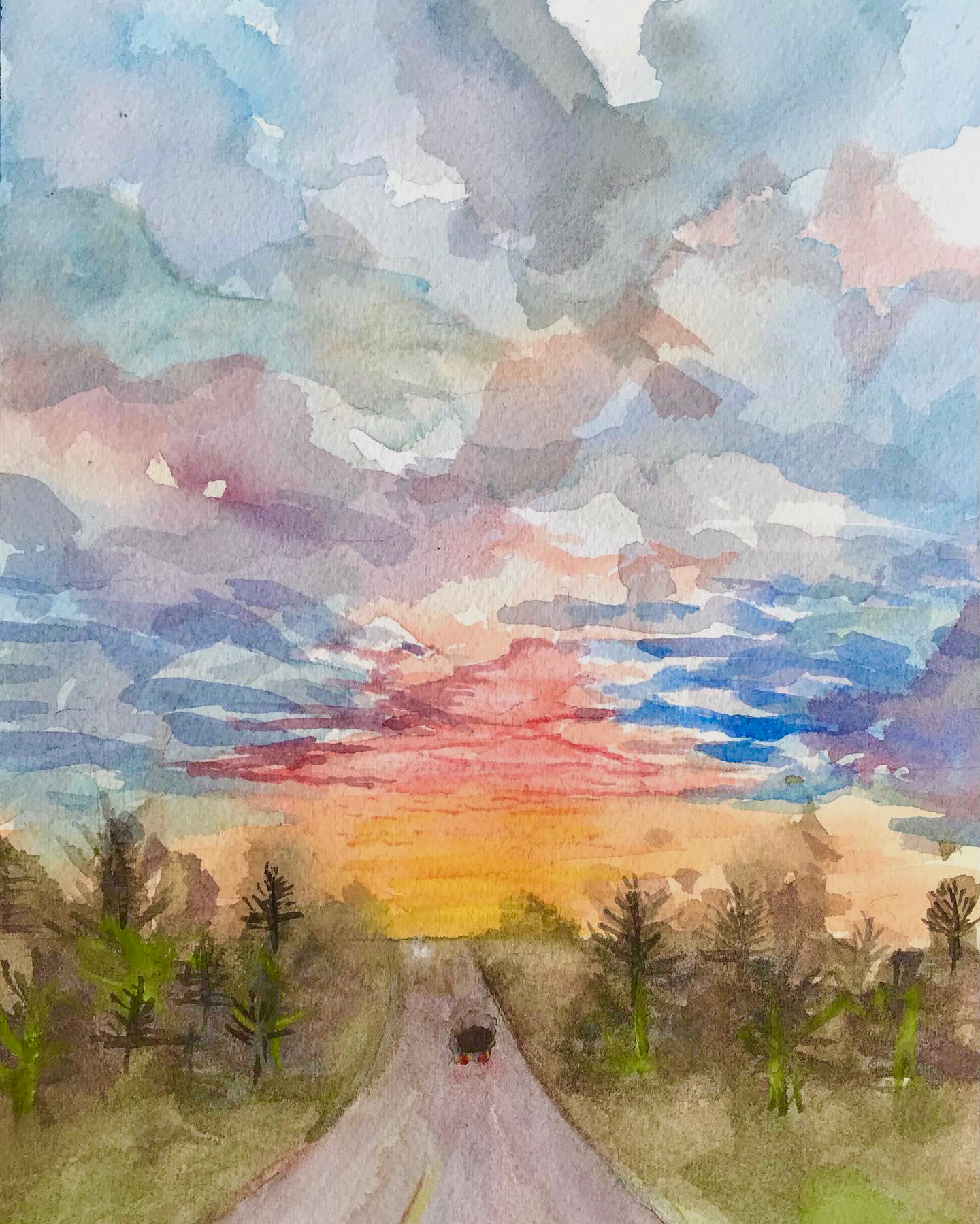 Watercolor, 2022
