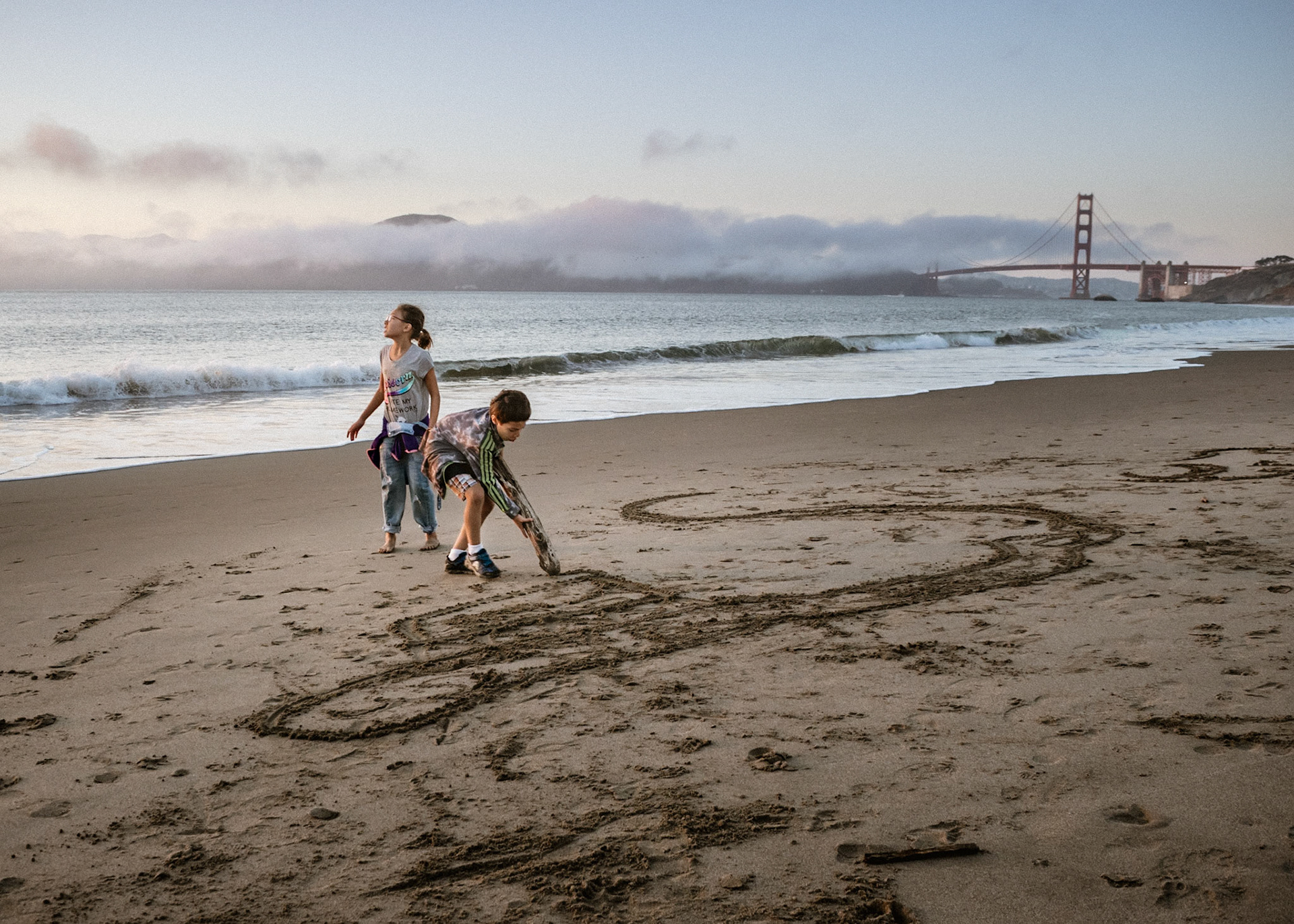 Something is About to Happen at Baker Beach