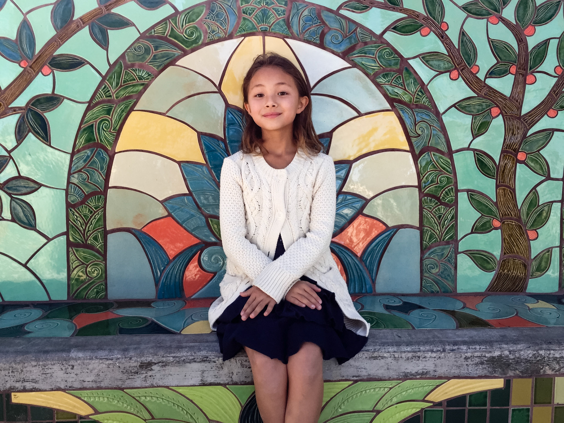Lia at the Tile Steps, Richmond District