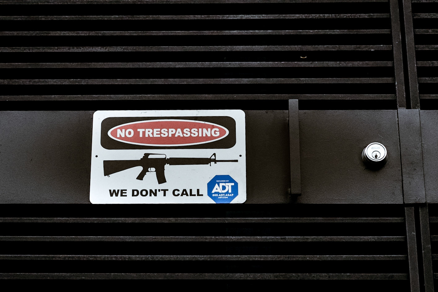 No Trespassing