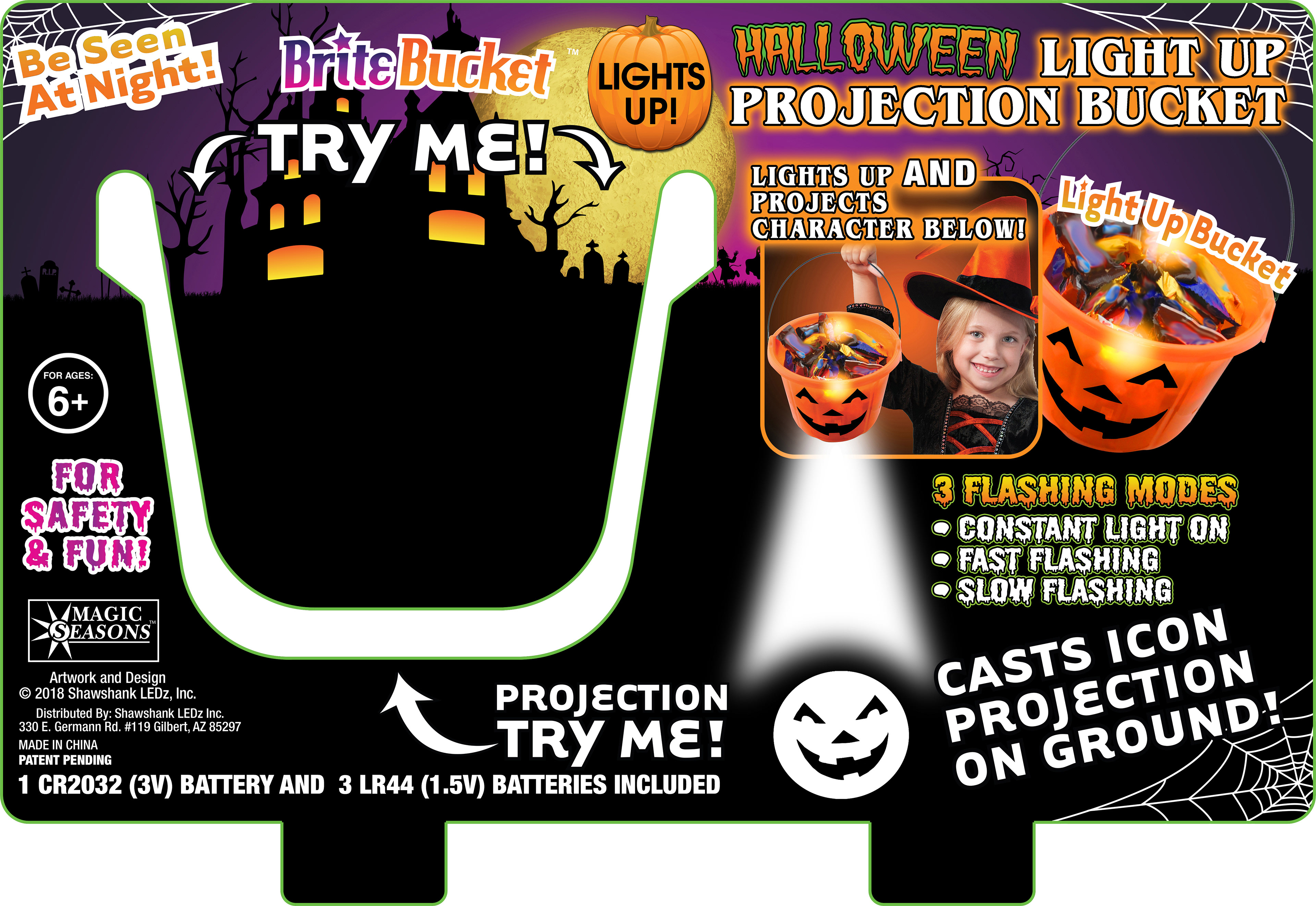 Bucket Floor Display Header Card