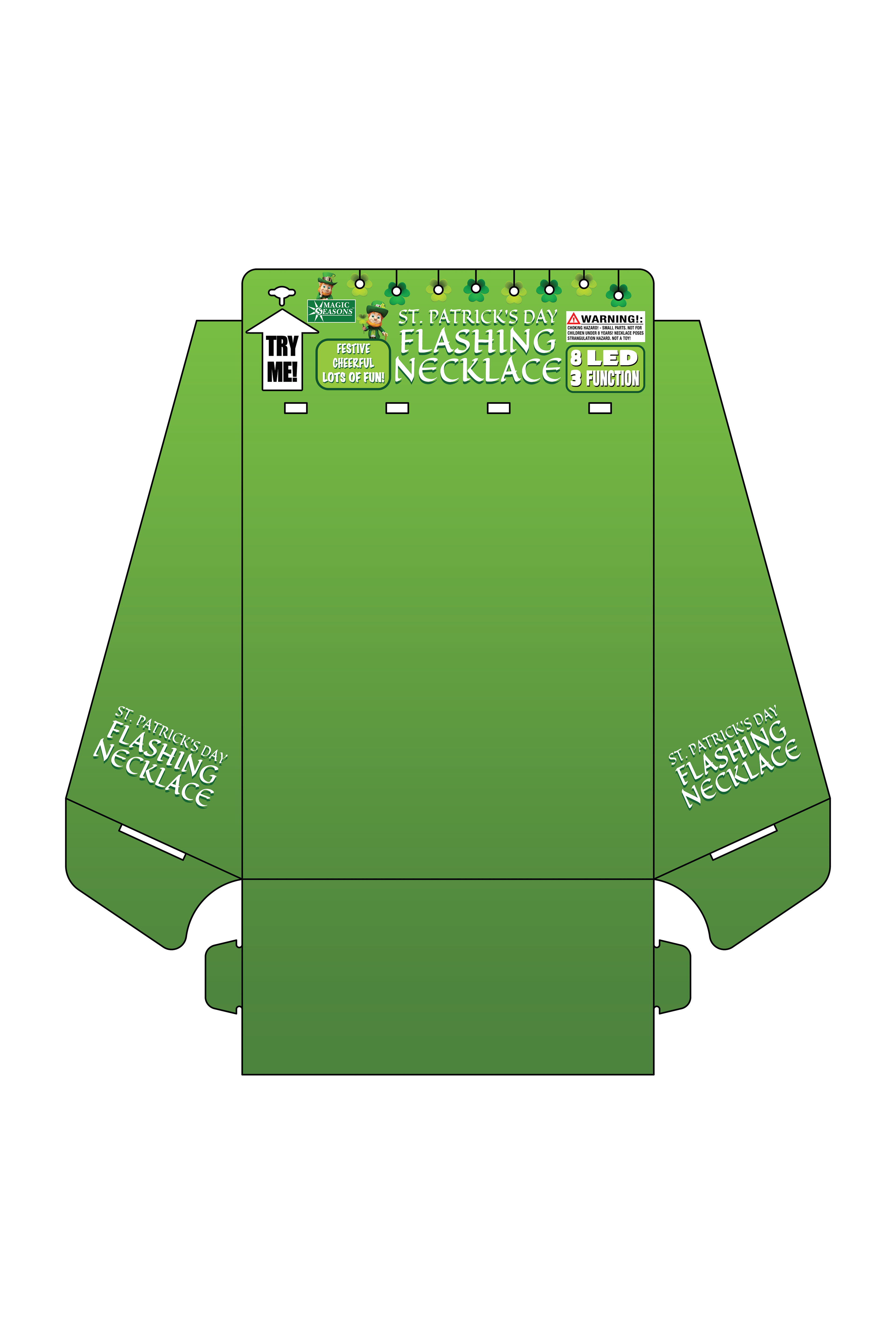 Saint Patrick's Day Necklace Display