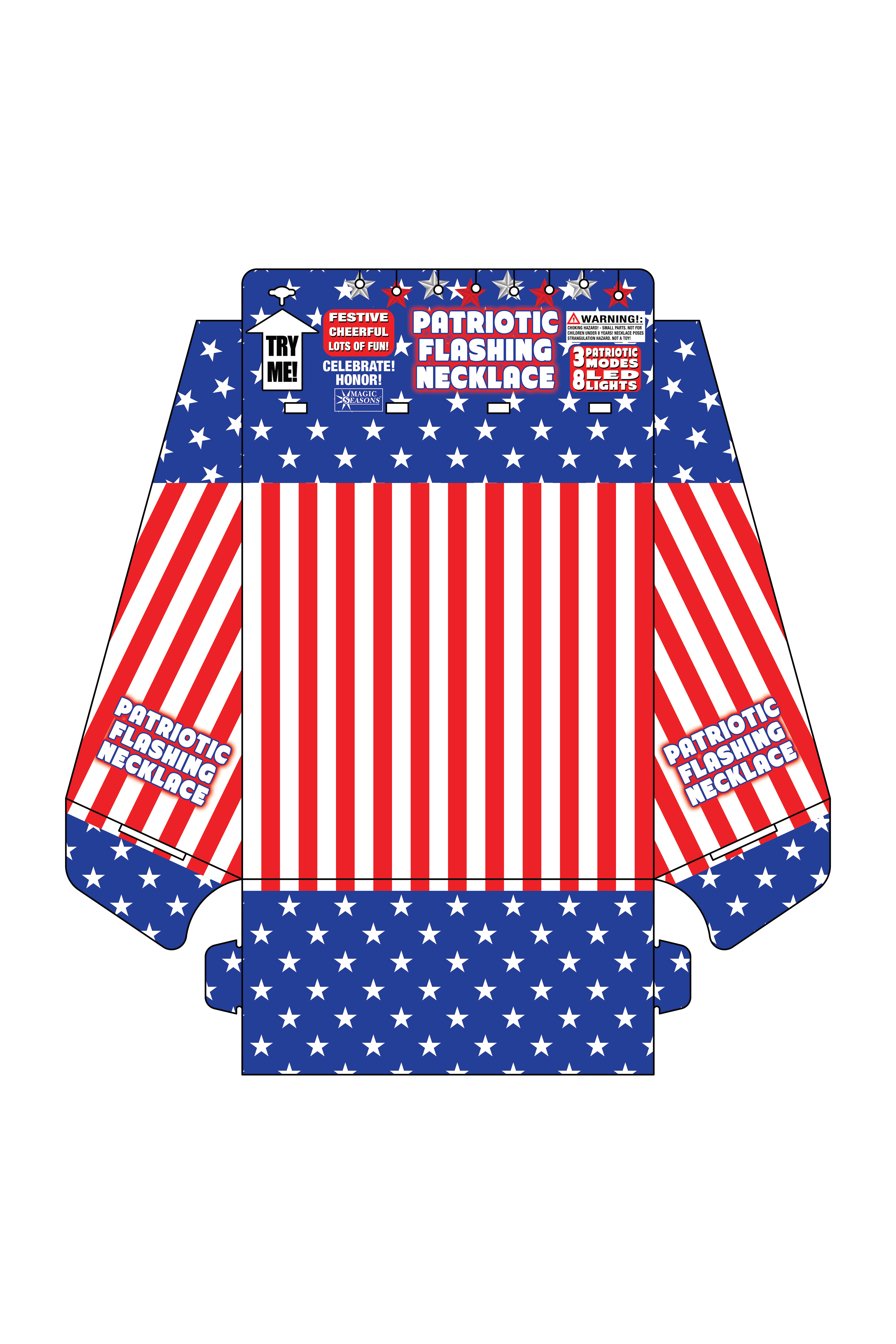 Patriotic Necklace Display