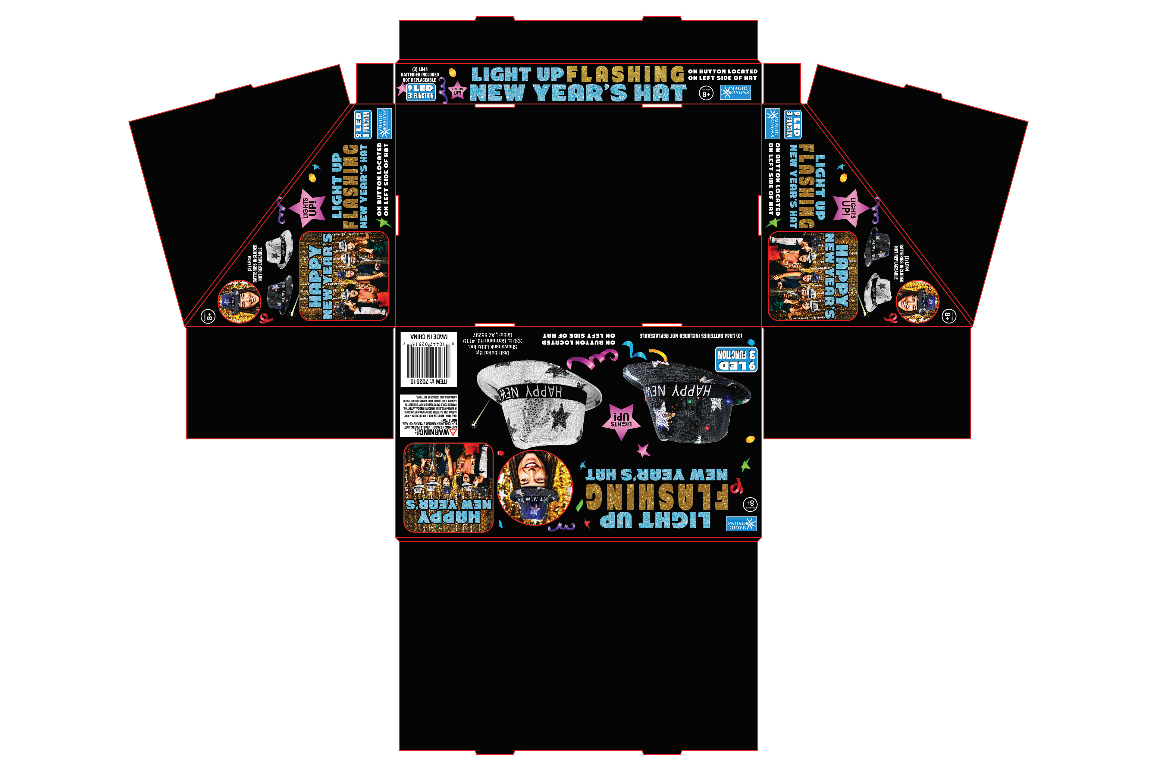 New Year's Hats Display