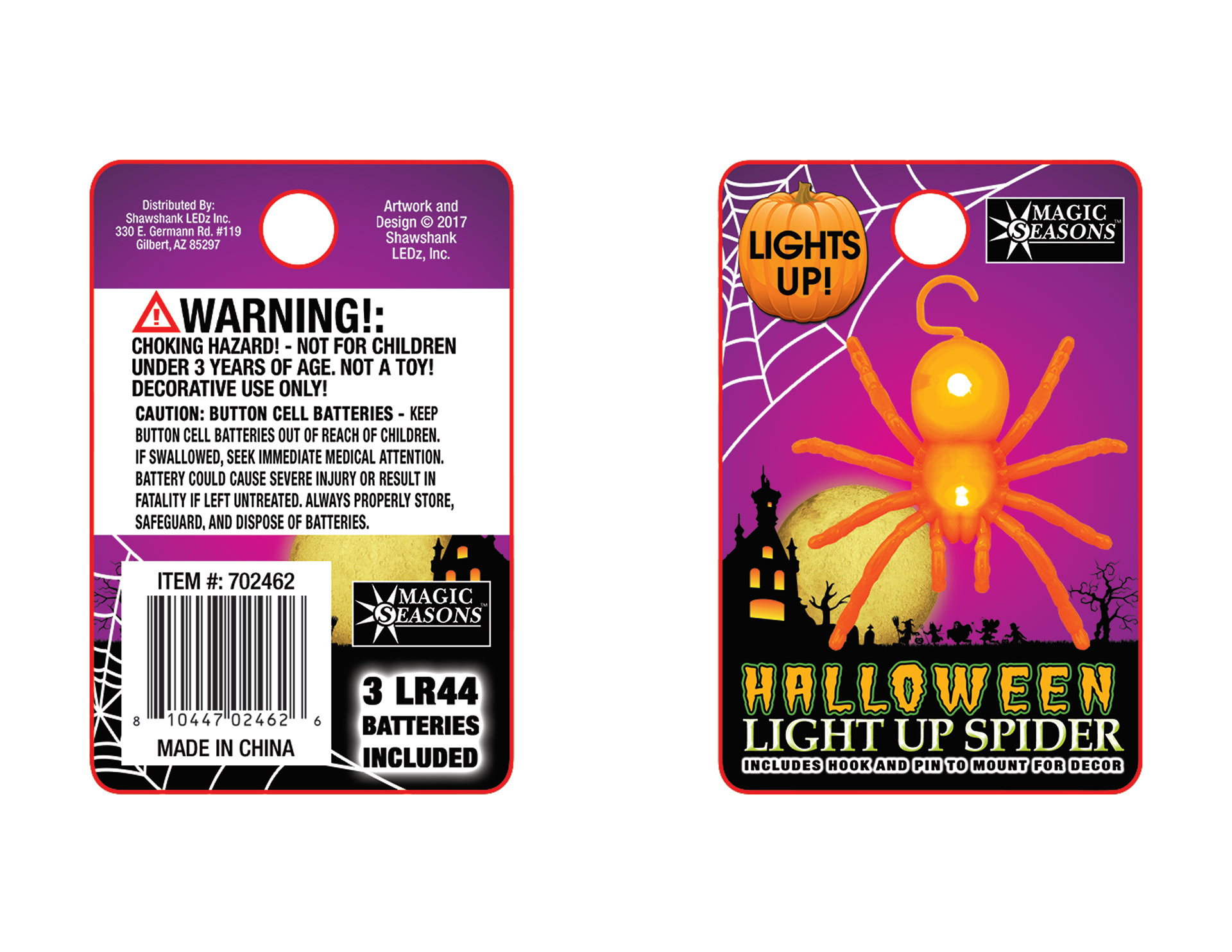 Halloween Toy Hang Tag