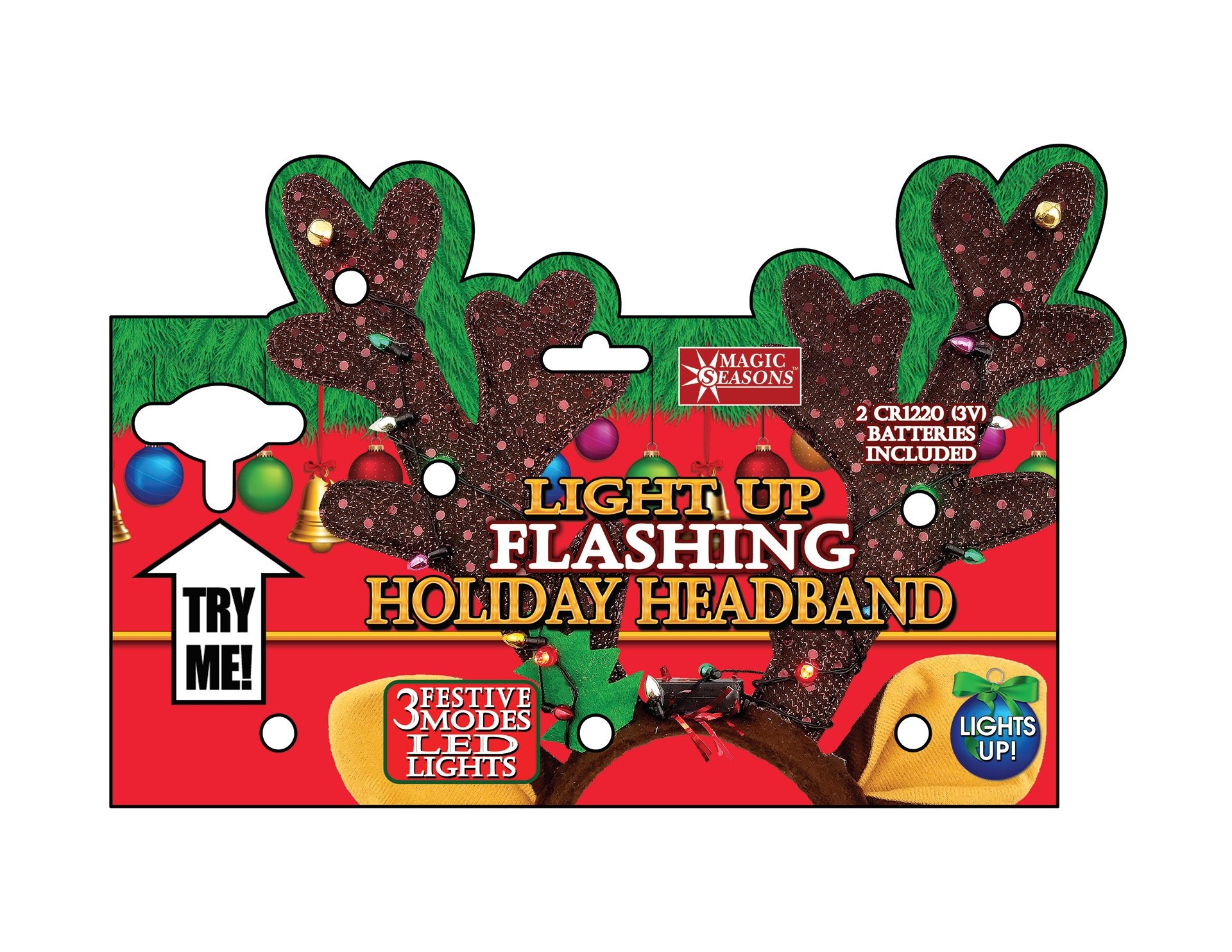 Christmas Headband Clip Strip Card