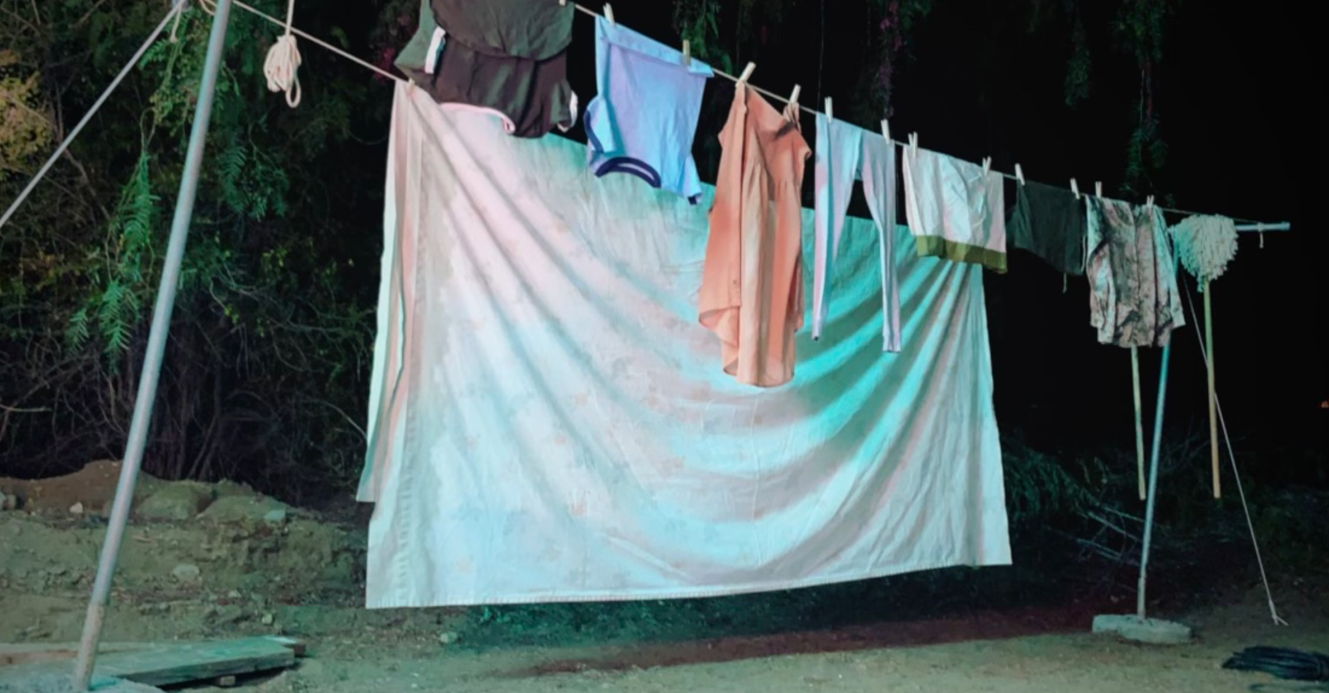clotheslines set by me and art director Caleb Kephart.