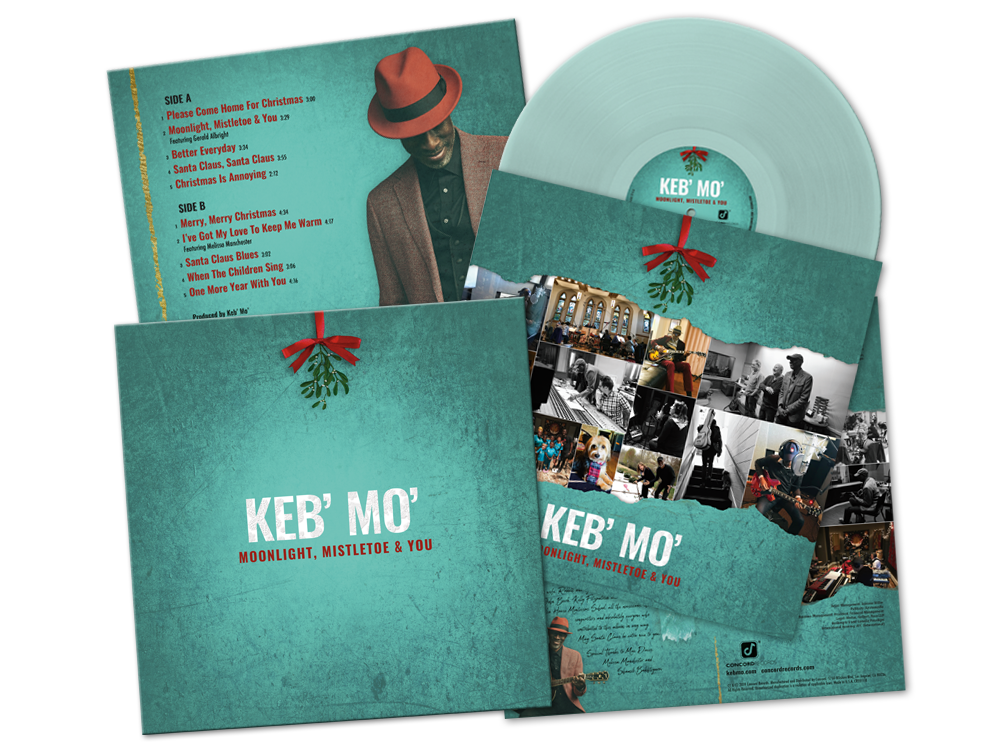 Keb' Mo' "Moonlight, Mistletoe & You" Album Design