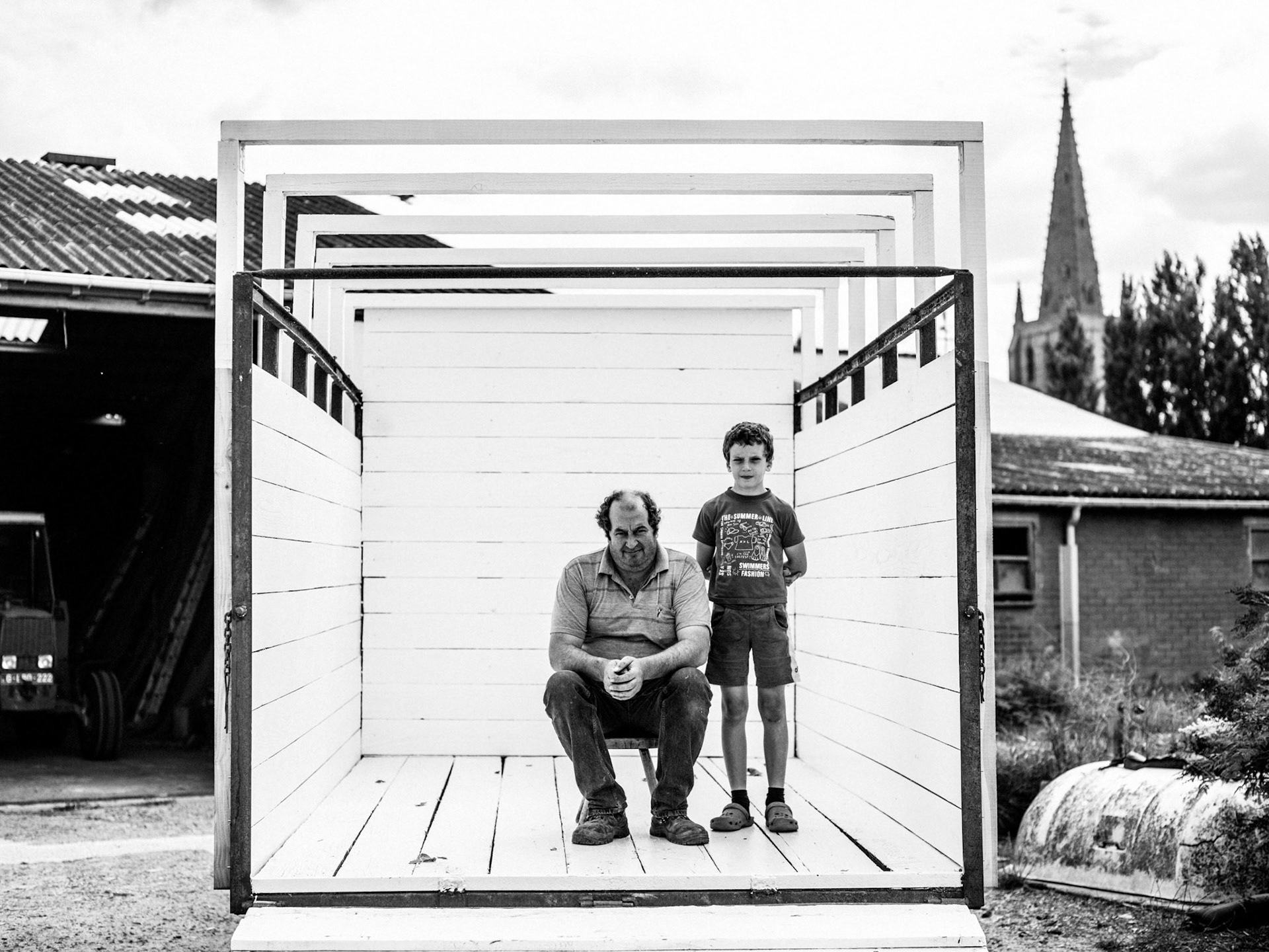 Bulskamp, Dirk (48) en zoon Matthijs (9)