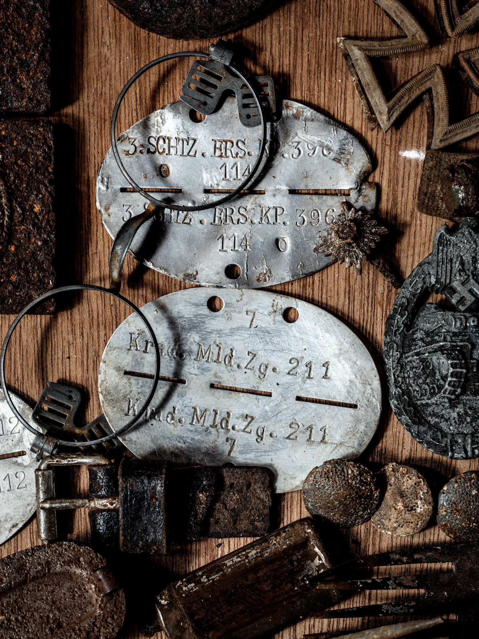 German artefacts at the Bulge Relics Museum in Joubieval (B)
