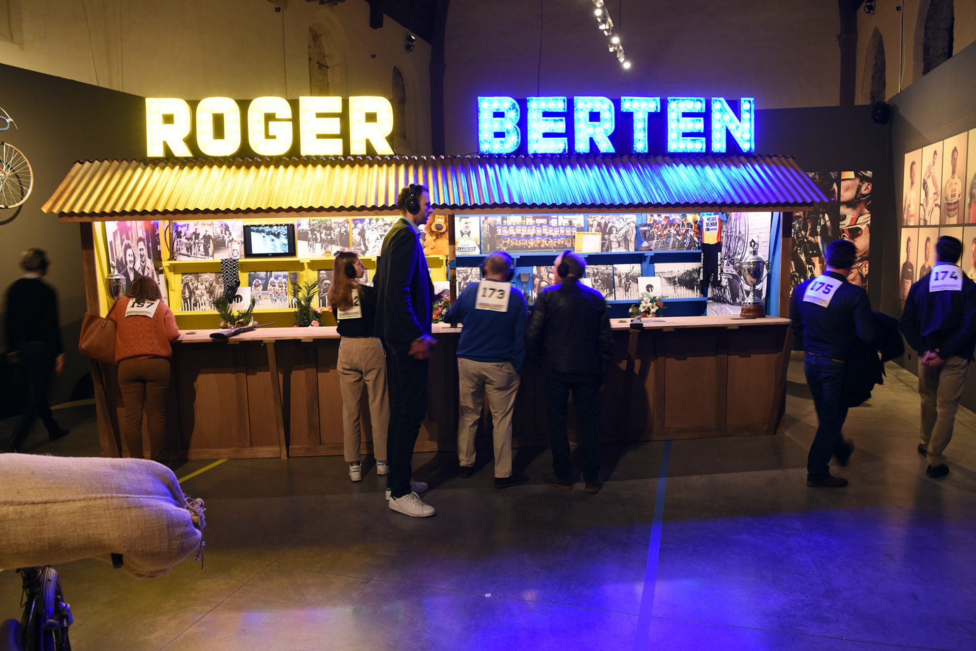 Roger met his later wife Ginette at the fair