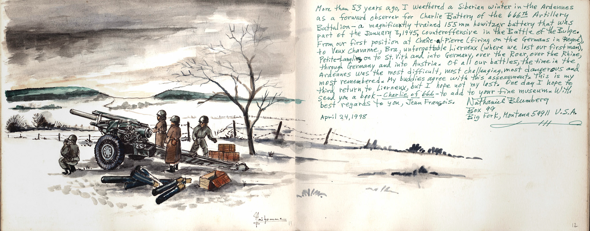 Guestbook at the Bulge Relics Museum in Jobieval (B)