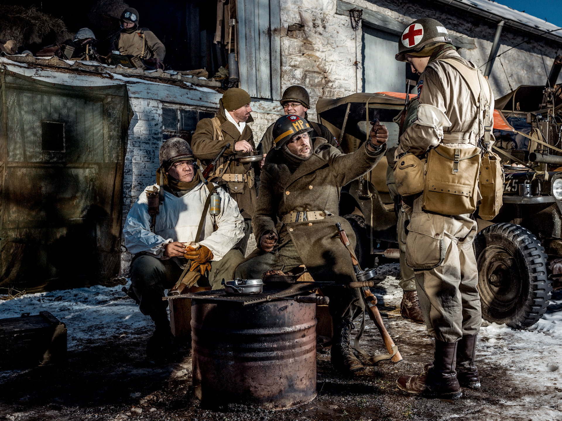 Re-enactors in Vielsalm (B)