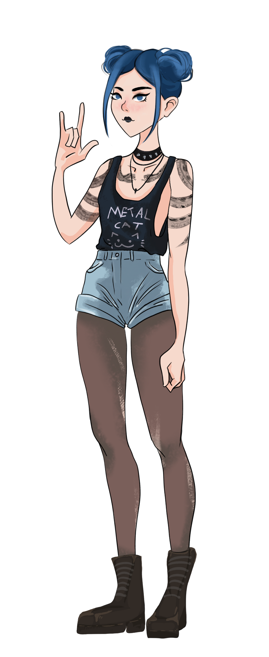 Metalgirl Character Design