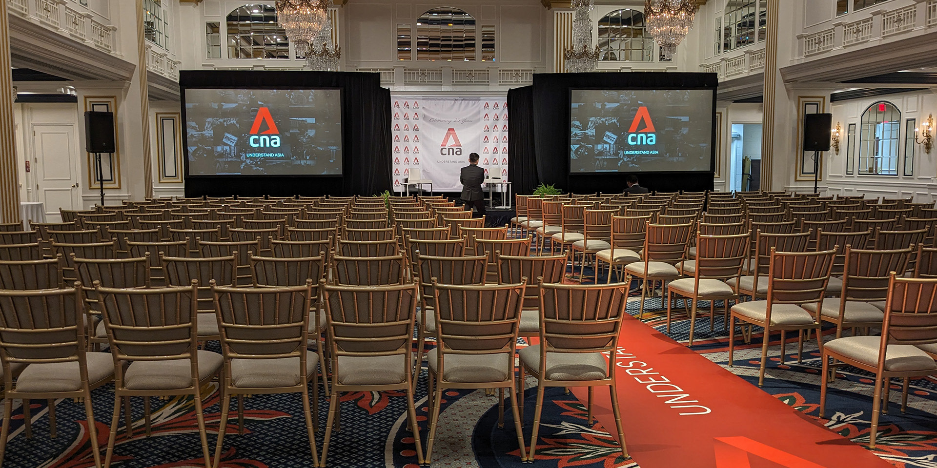 CNA event at Willard InterContinental Hotel in Washington, DC.