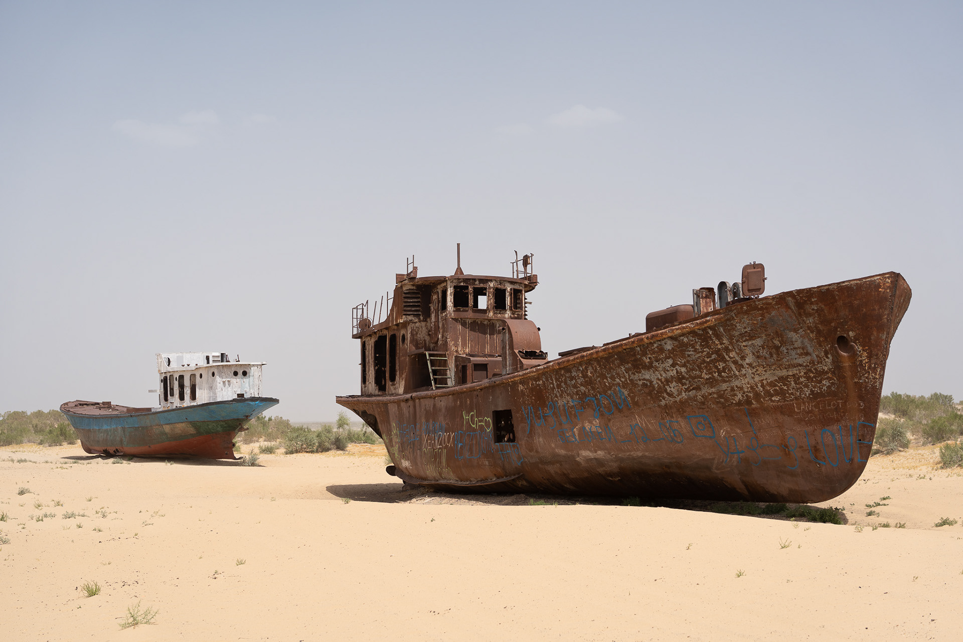 Cimetière de bateaux de Moynak