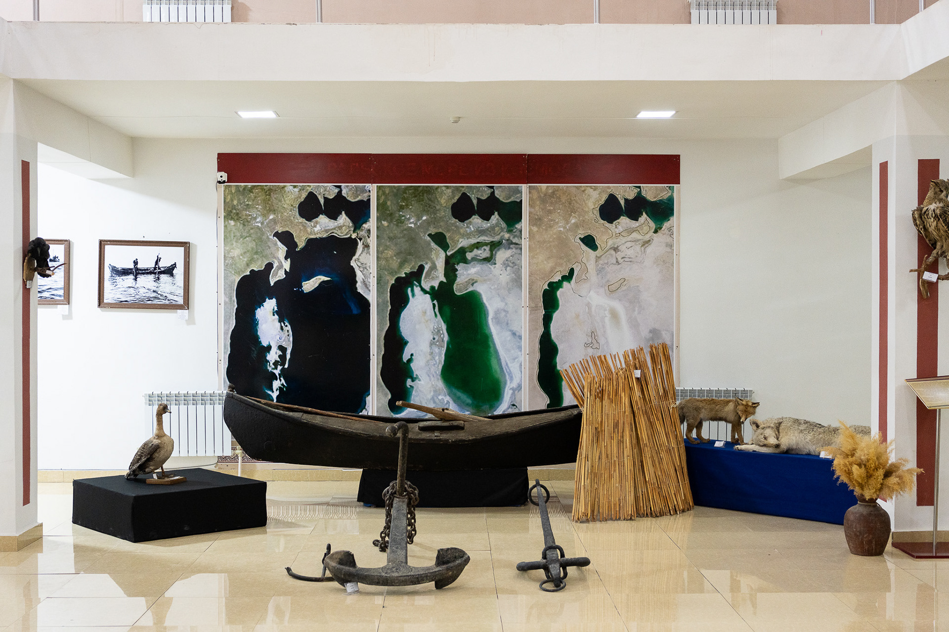 Musée du district de Moynak, fondé en 1984 dans la maison de la culture d'Utchsay